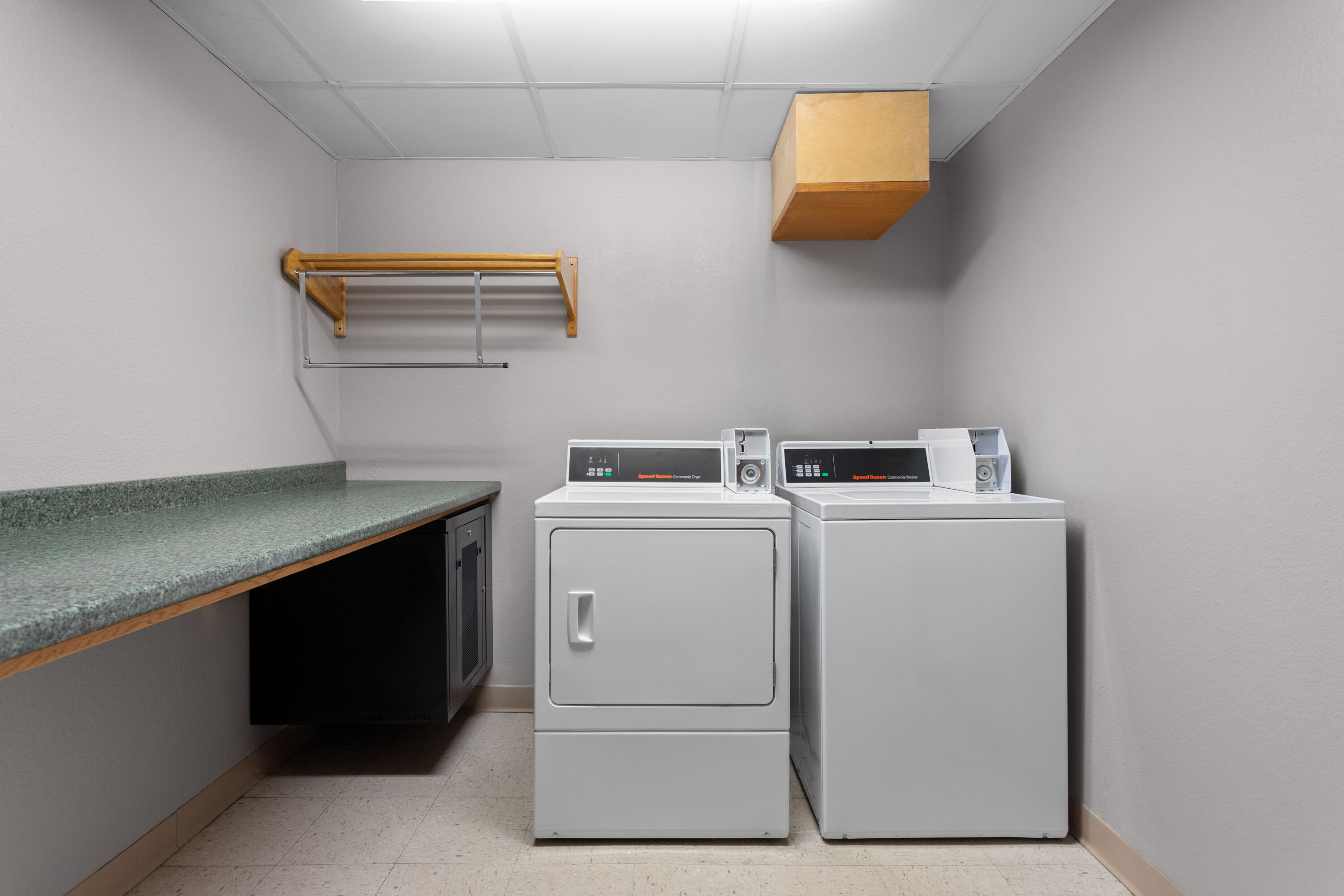 Laundry facilities at AmericInn by Wyndham Roseau in Roseau, Minnesota