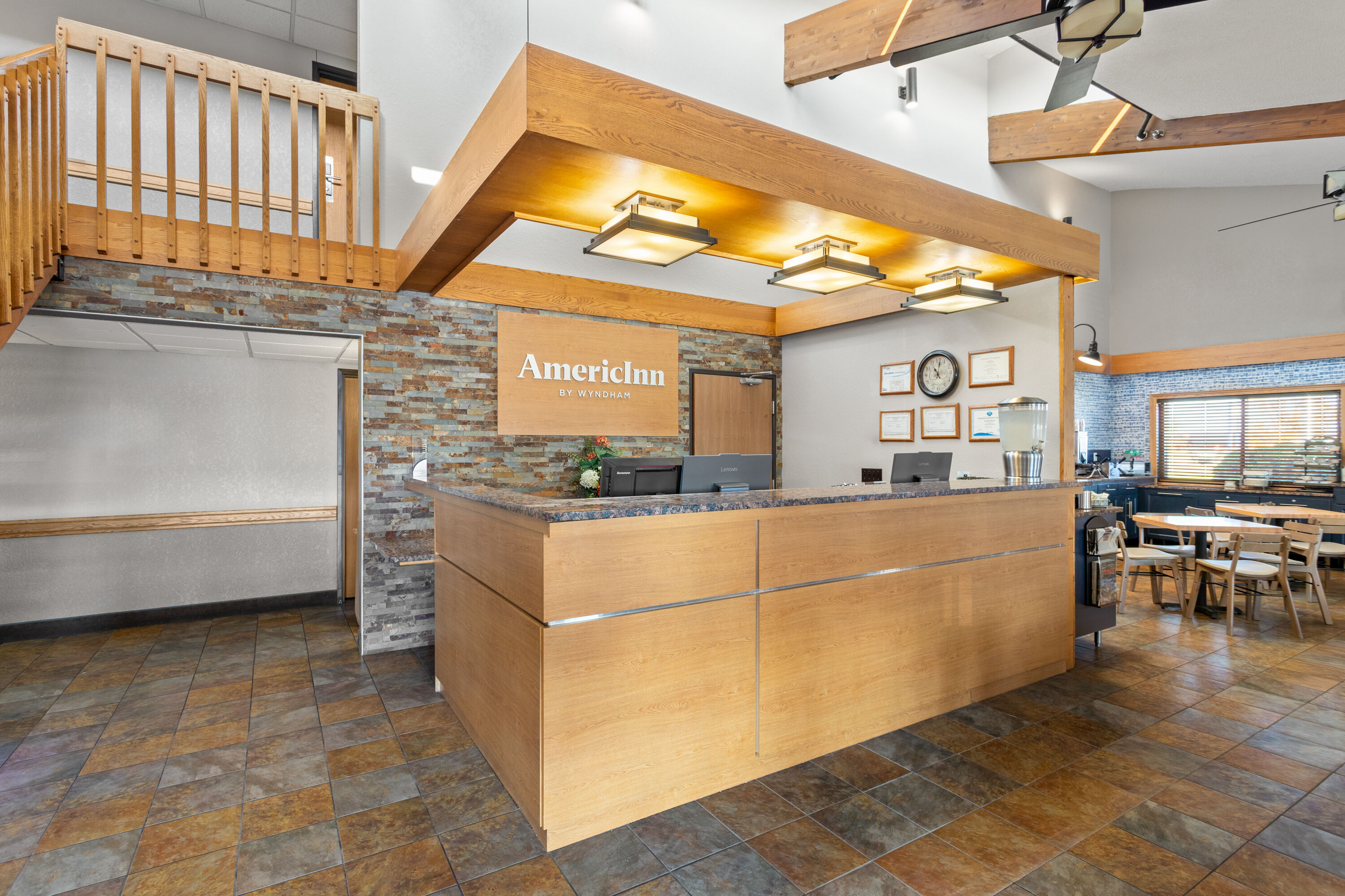 AmericInn by Wyndham Roseau reception in Roseau, Minnesota