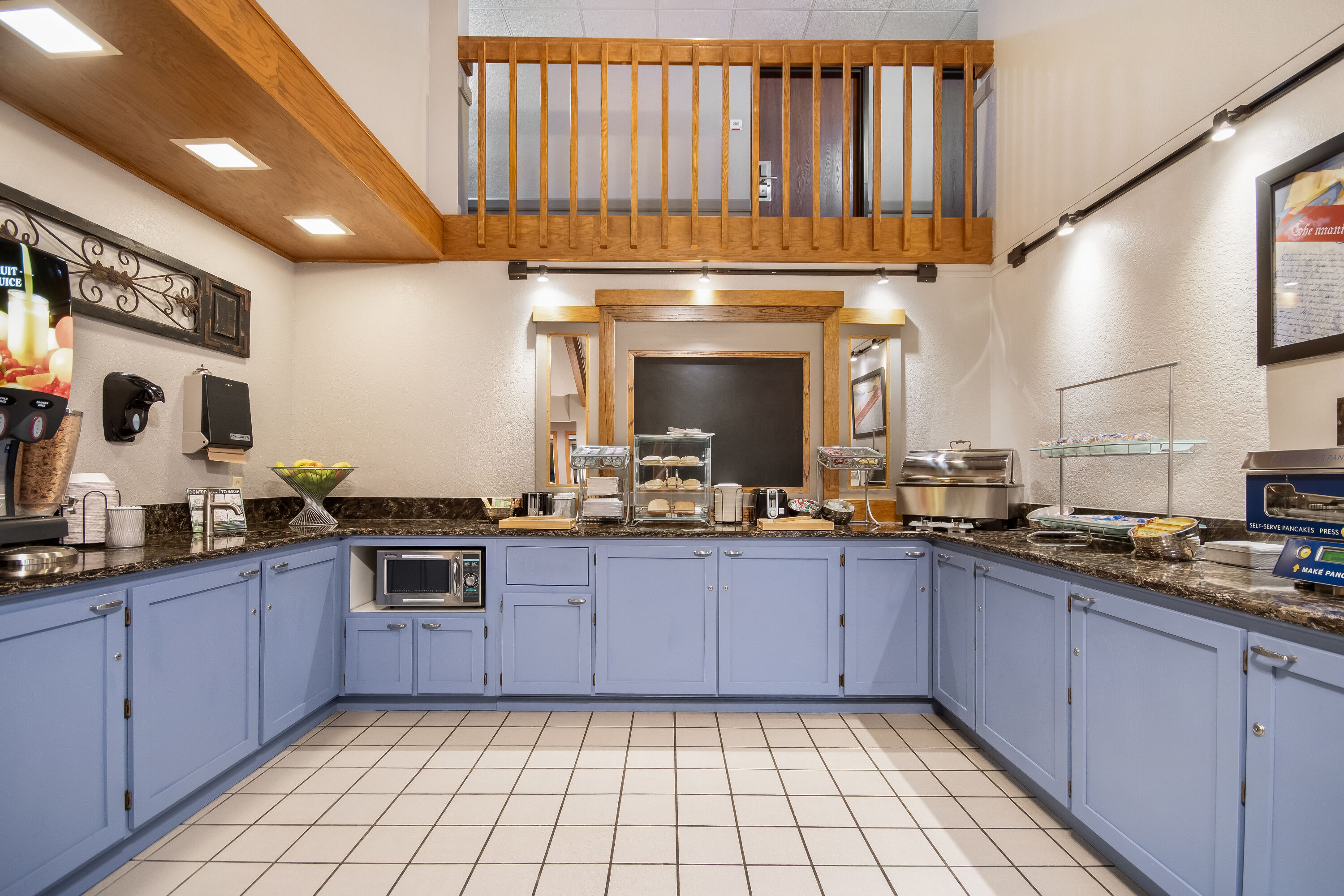 AmericInn by Wyndham St. Peter restaurant breakfast area close up in Saint Peter, Minnesota