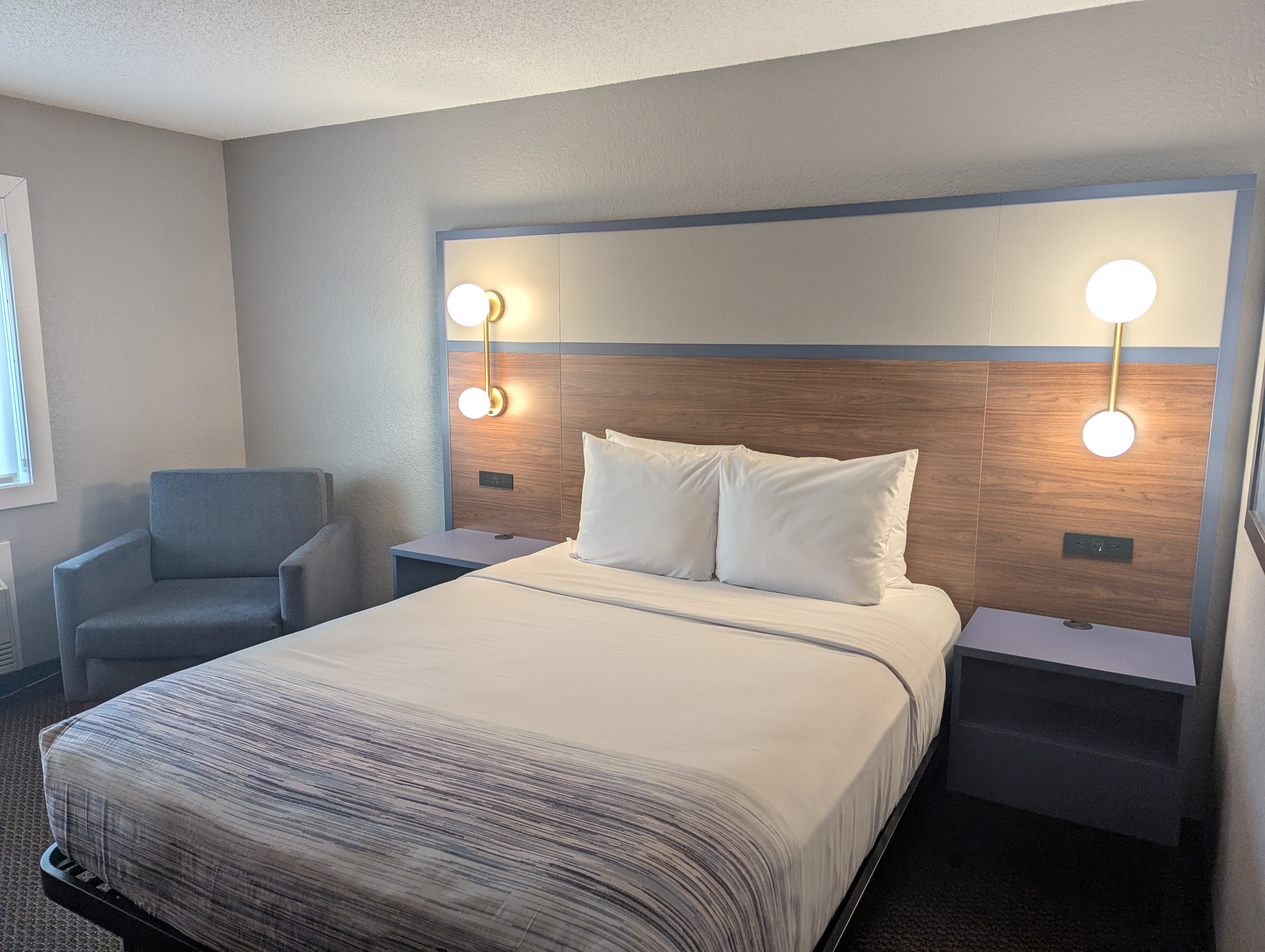 Guest room at the AmericInn by Wyndham St. Peter in Saint Peter, Minnesota