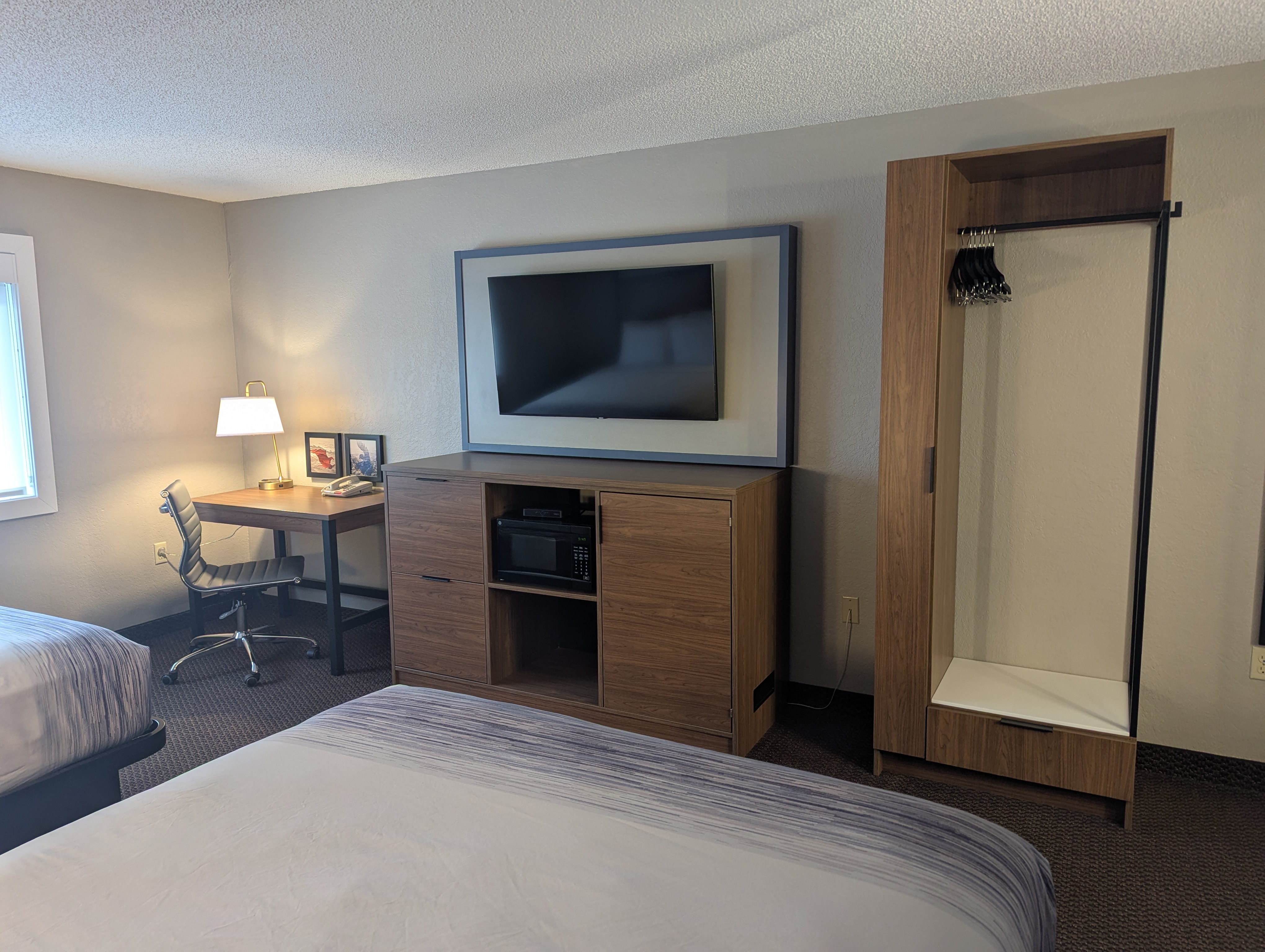 Guest room at the AmericInn by Wyndham St. Peter in Saint Peter, Minnesota