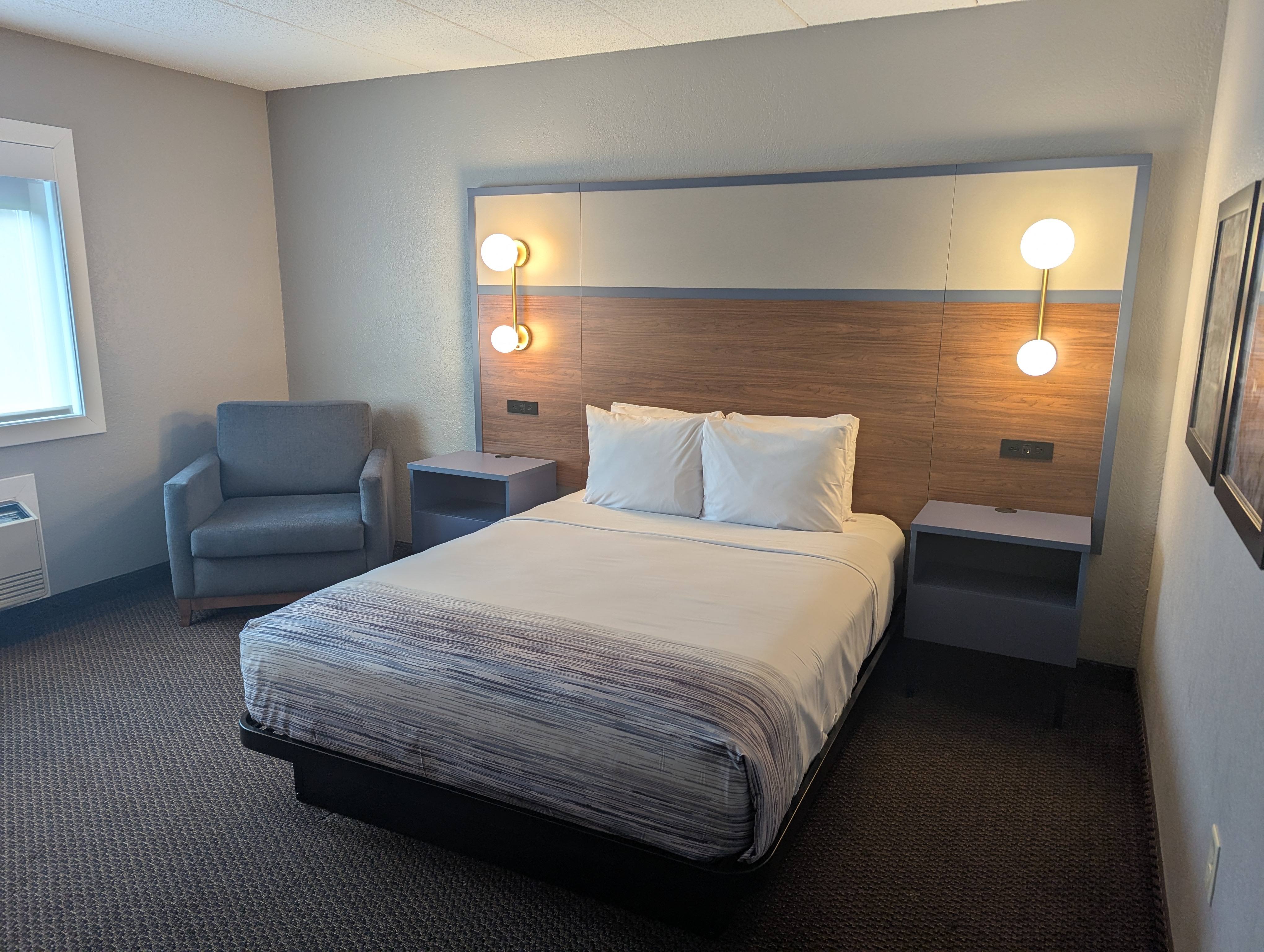 Guest room at the AmericInn by Wyndham St. Peter in Saint Peter, Minnesota