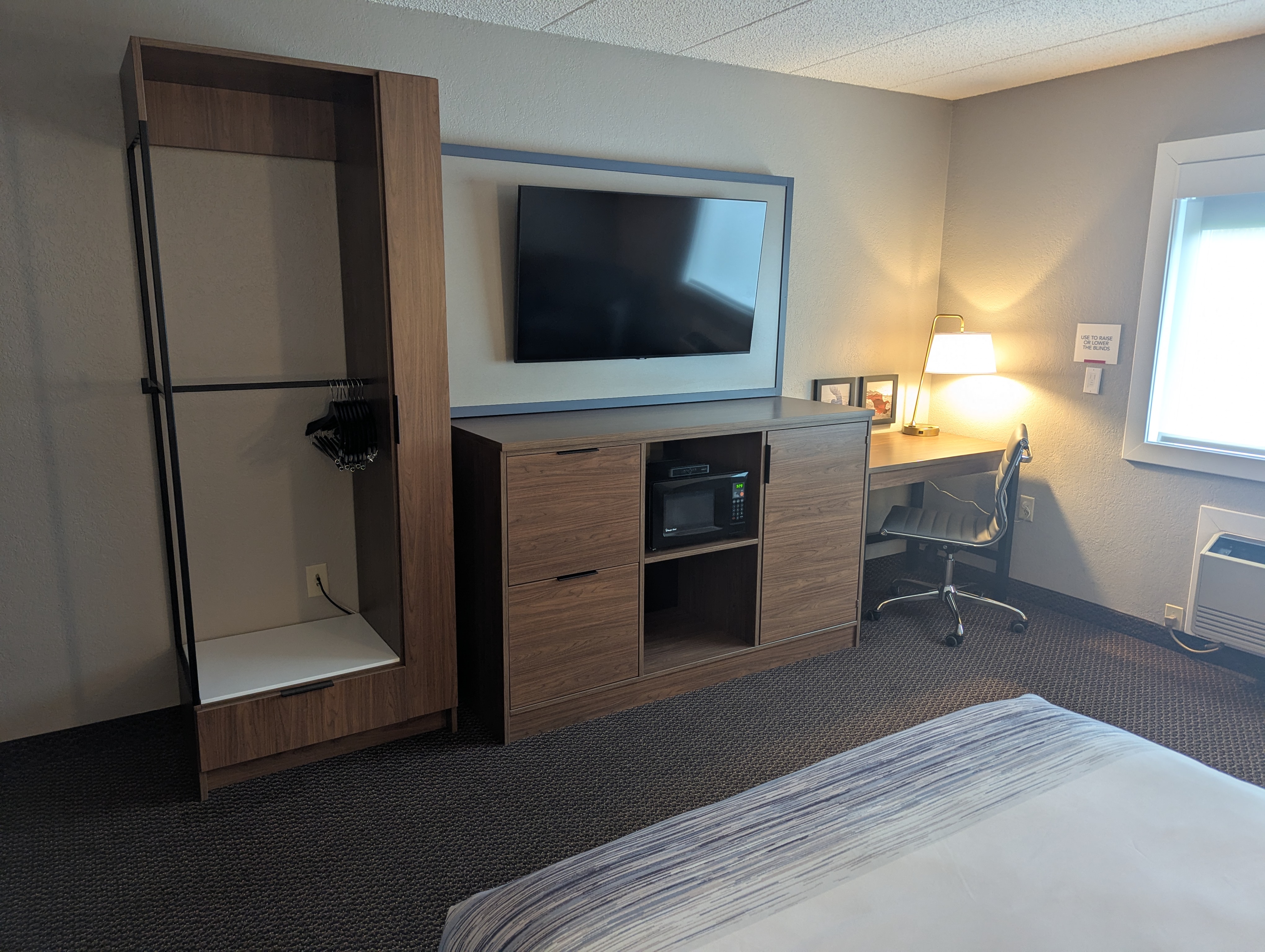 Guest room at the AmericInn by Wyndham St. Peter in Saint Peter, Minnesota