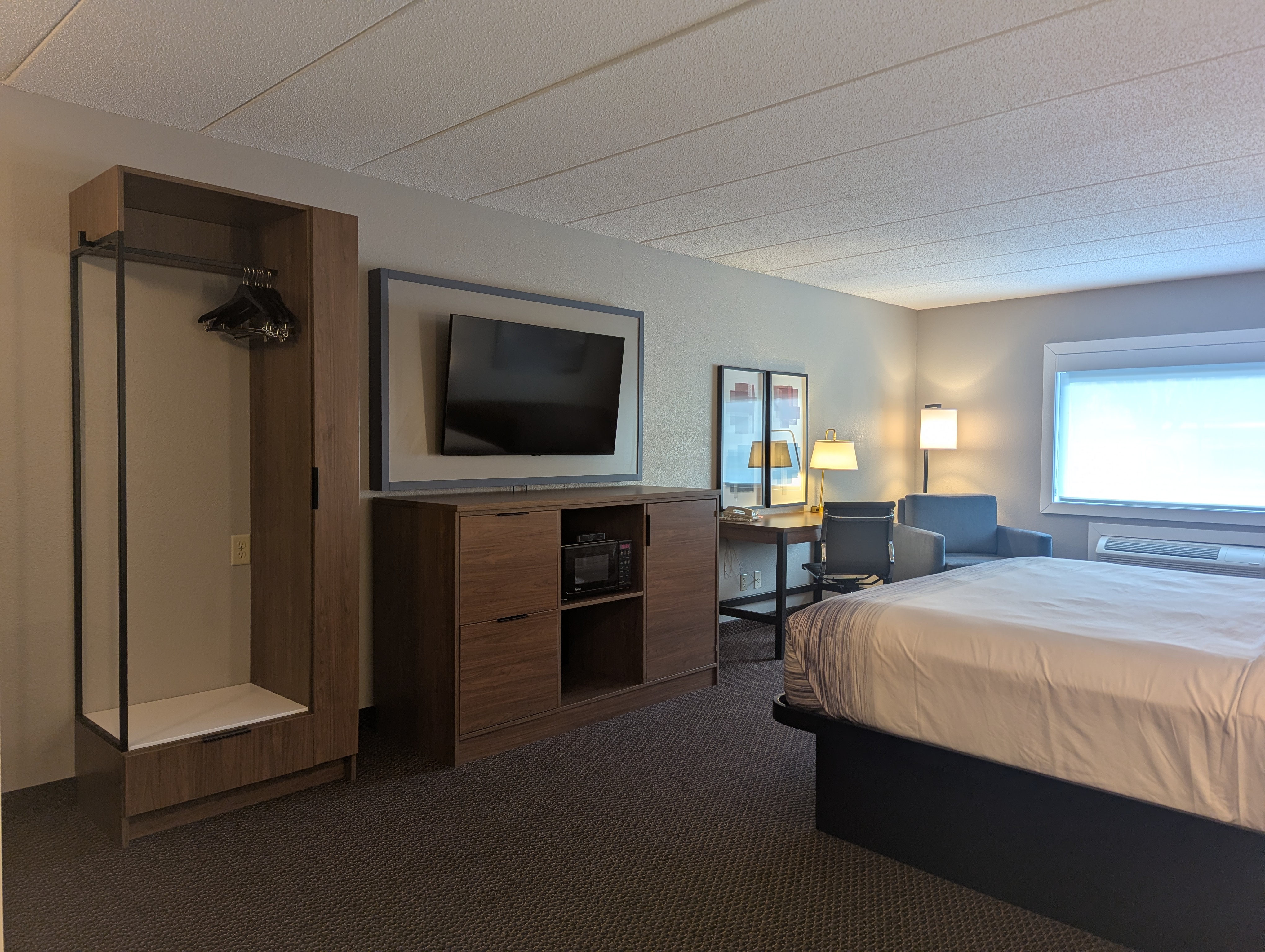 Guest room at the AmericInn by Wyndham St. Peter in Saint Peter, Minnesota