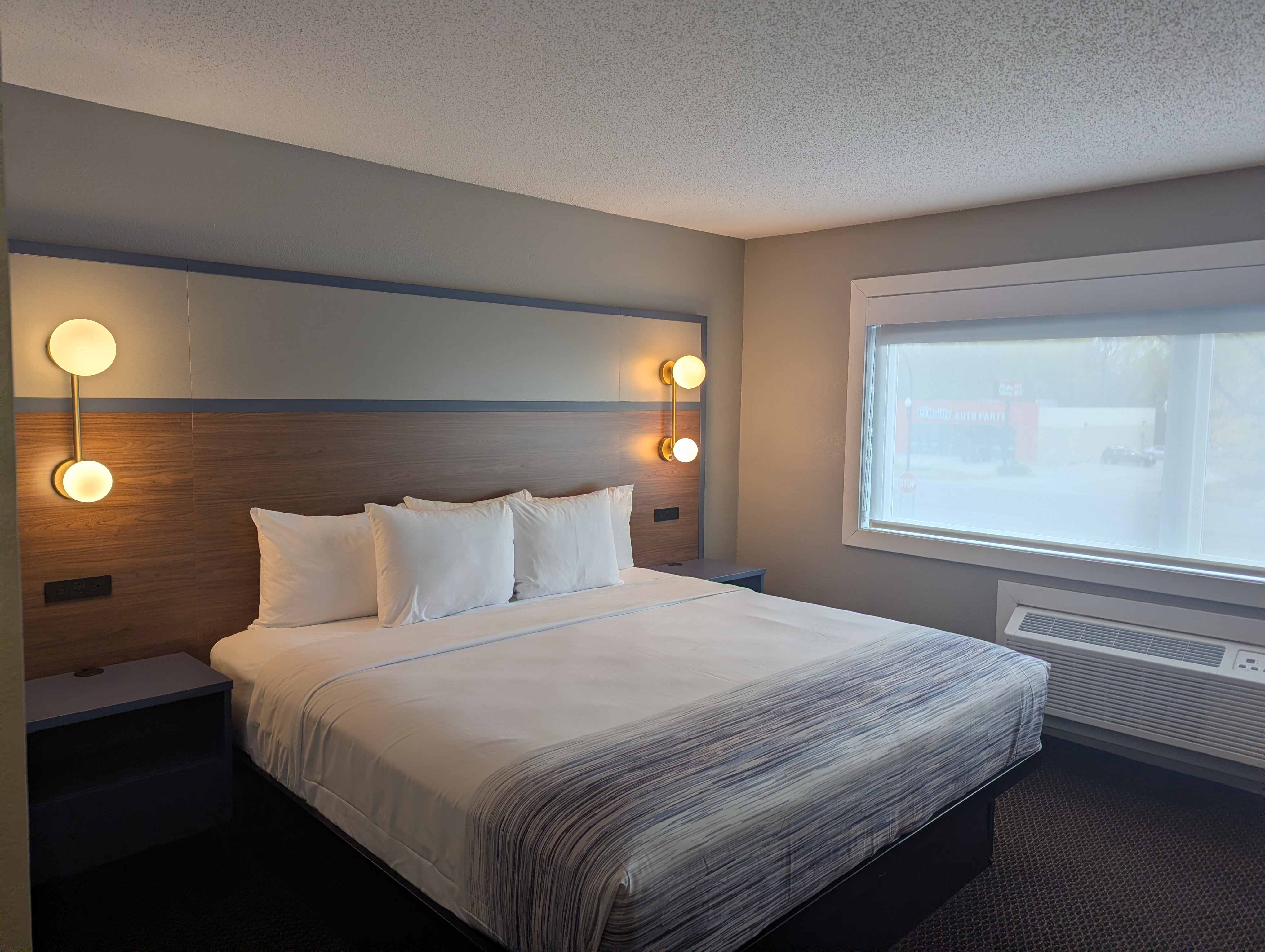 Guest room at the AmericInn by Wyndham St. Peter in Saint Peter, Minnesota