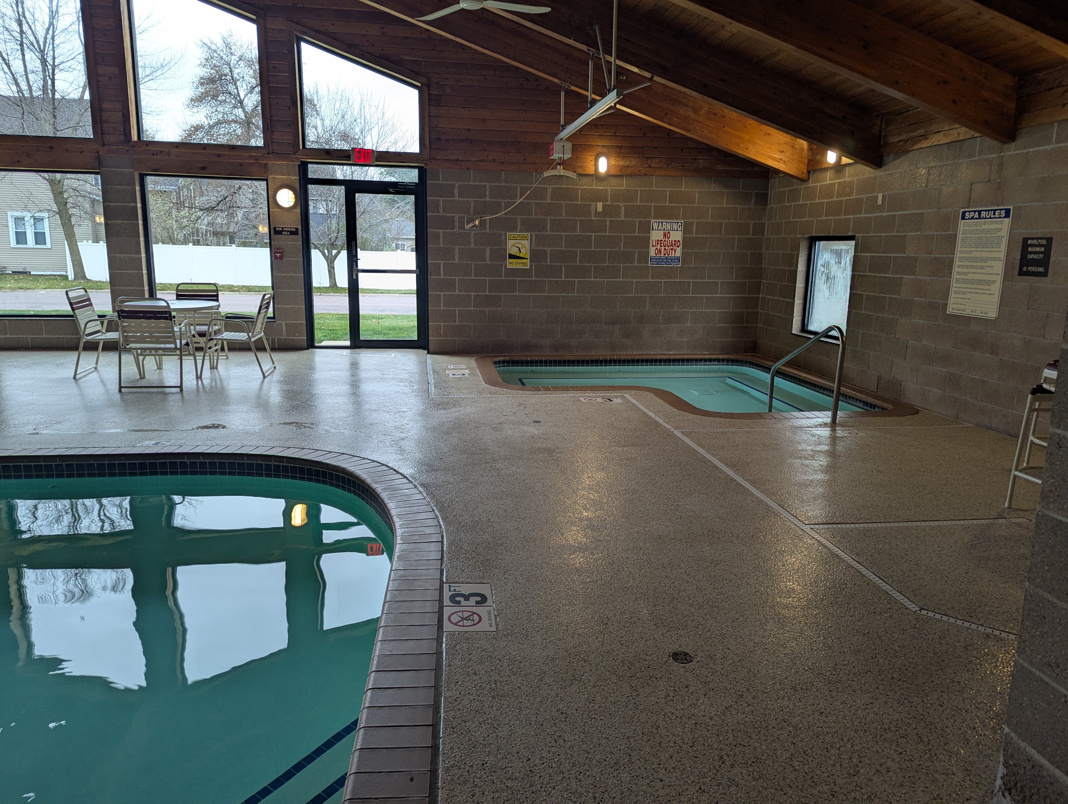 Hot tub at the AmericInn by Wyndham St. Peter in Saint Peter, Minnesota