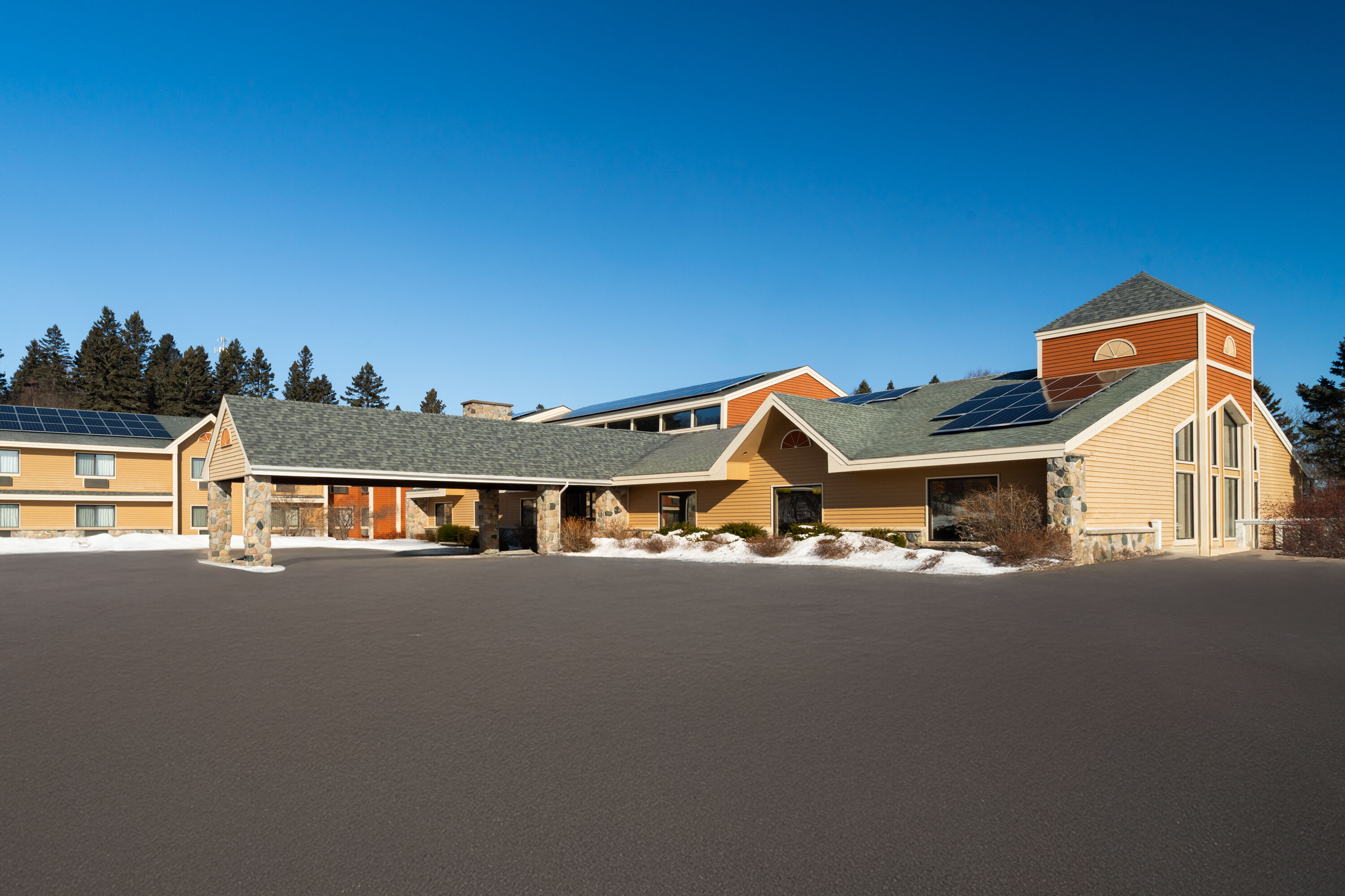 Exterior Day Image of AmericInn by Wyndham Tofte Near Lake Superior hotel in Tofte, Minnesota