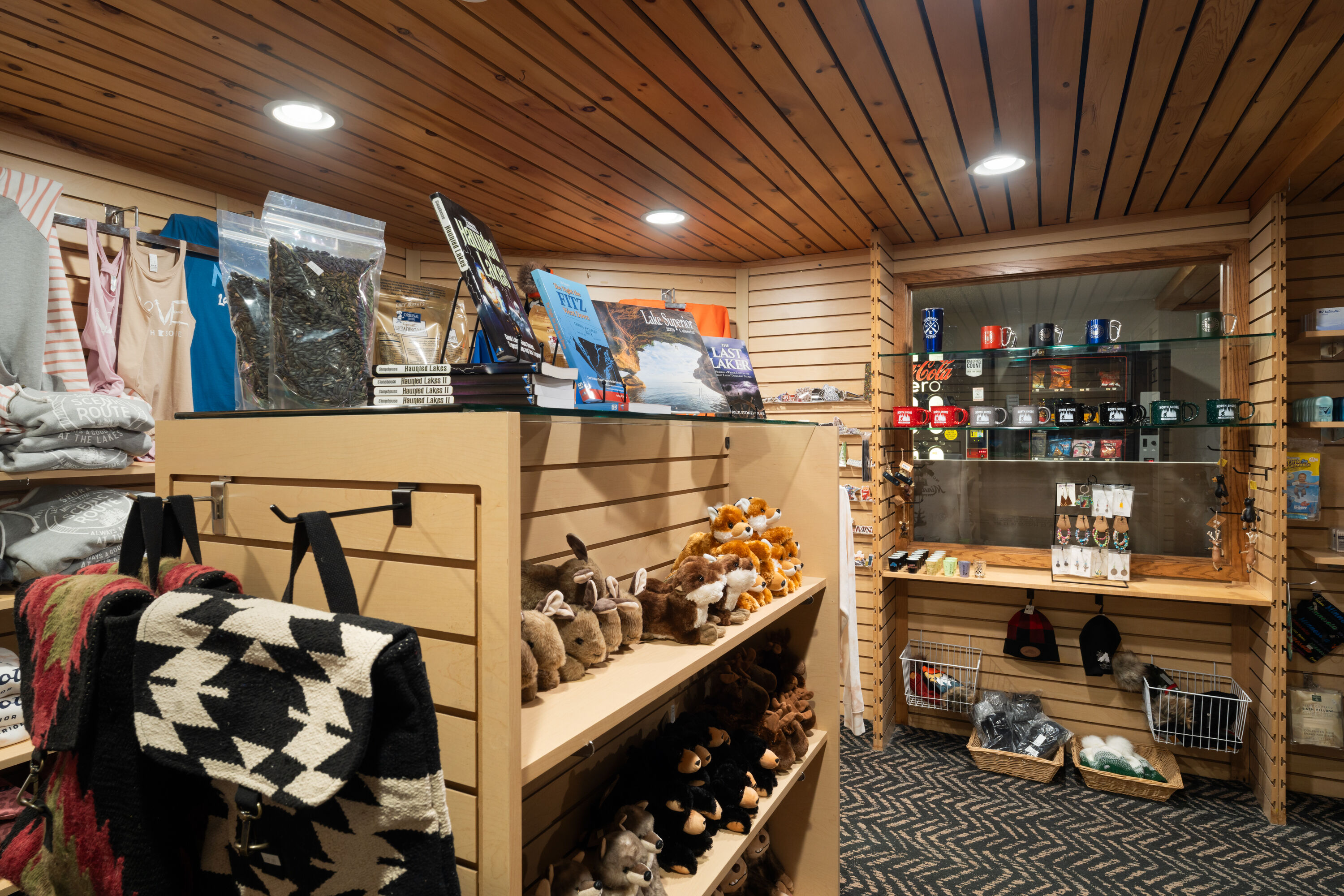 Gift shop at AmericInn by Wyndham Tofte Near Lake Superior in Tofte, Minnesota