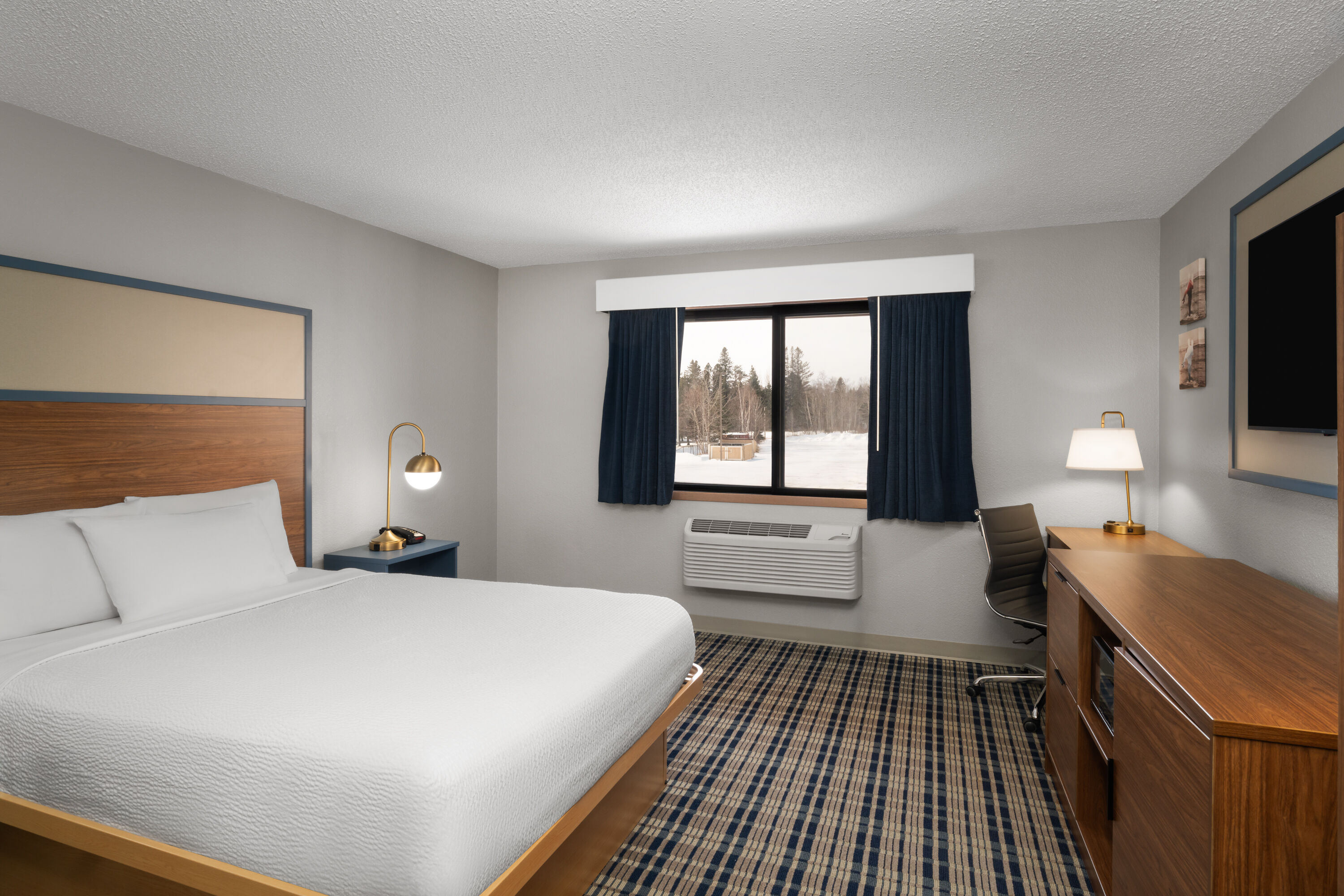 Guest room at the AmericInn by Wyndham Tofte Near Lake Superior in Tofte, Minnesota