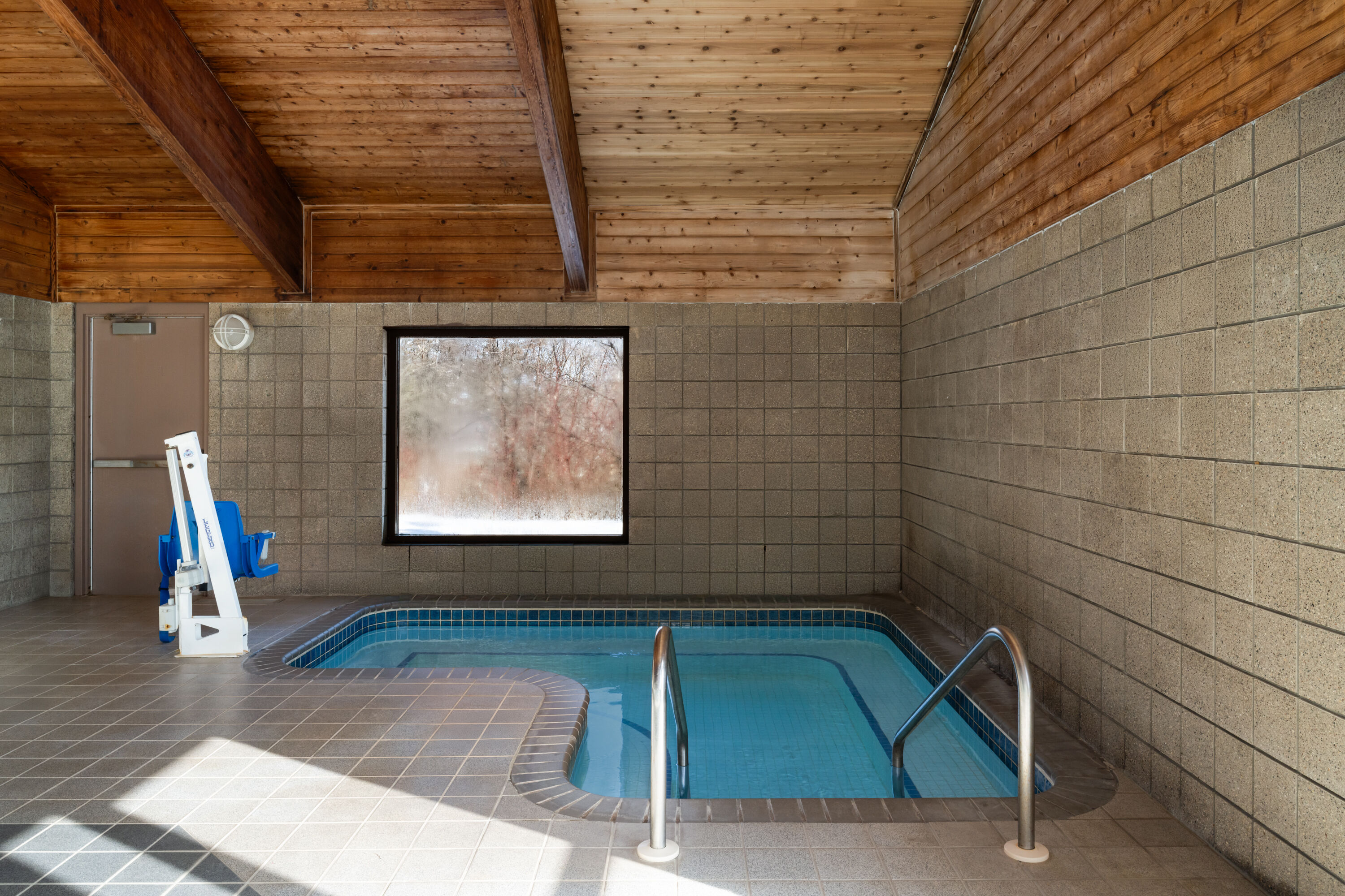 Hot tub at the AmericInn by Wyndham Tofte Near Lake Superior in Tofte, Minnesota