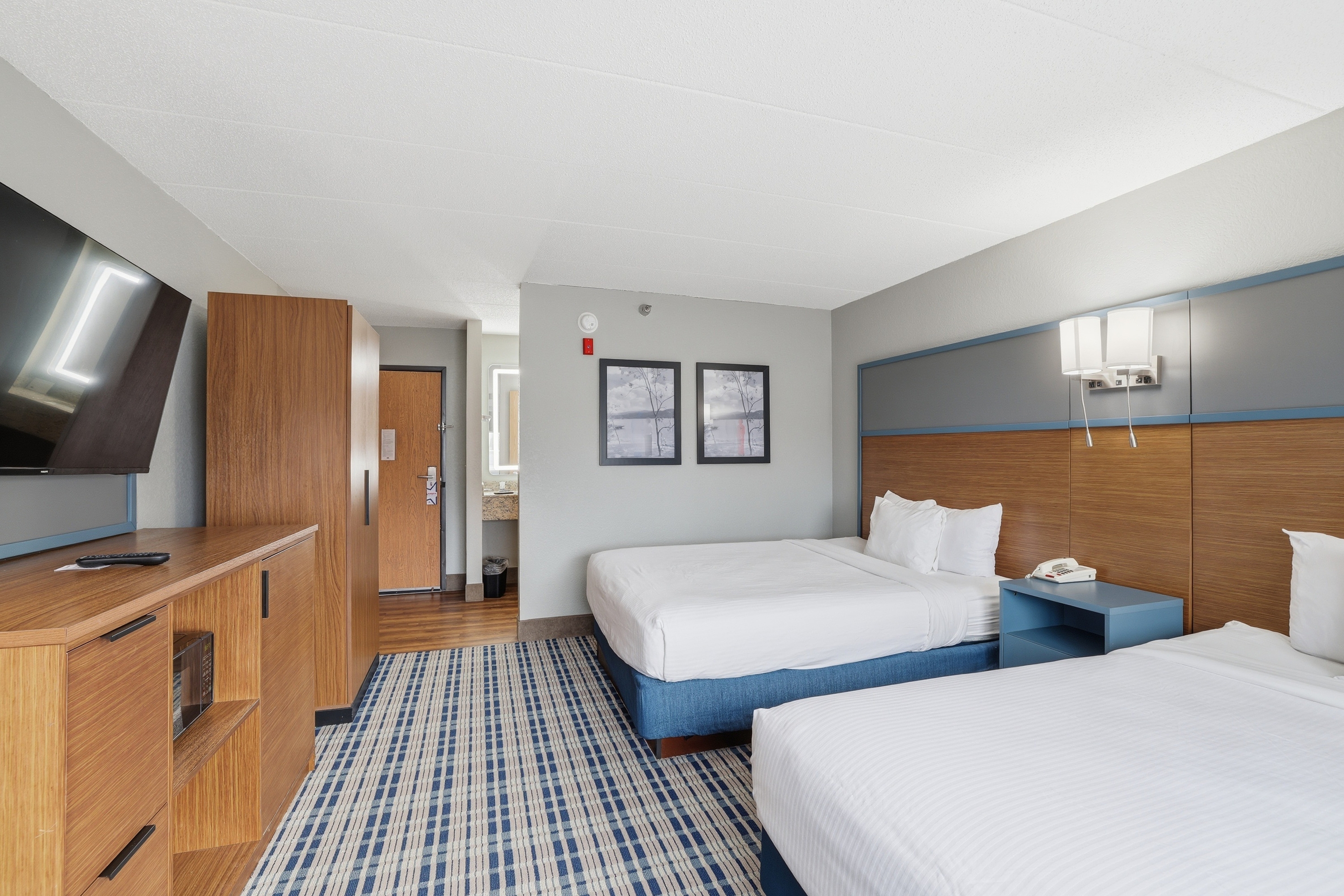 Guest room at the AmericInn by Wyndham White Bear Lake St. Paul in White Bear Lake, Minnesota