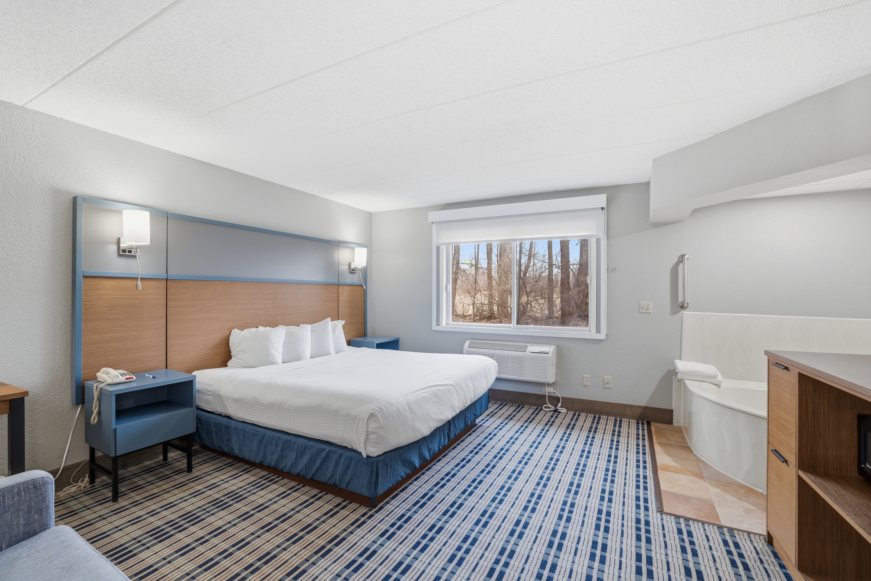 Guest room at the AmericInn by Wyndham White Bear Lake St. Paul in White Bear Lake, Minnesota
