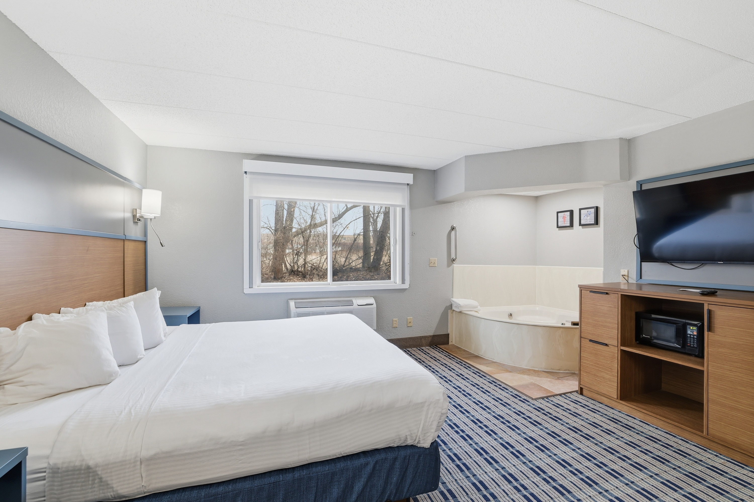 Guest room at the AmericInn by Wyndham White Bear Lake St. Paul in White Bear Lake, Minnesota