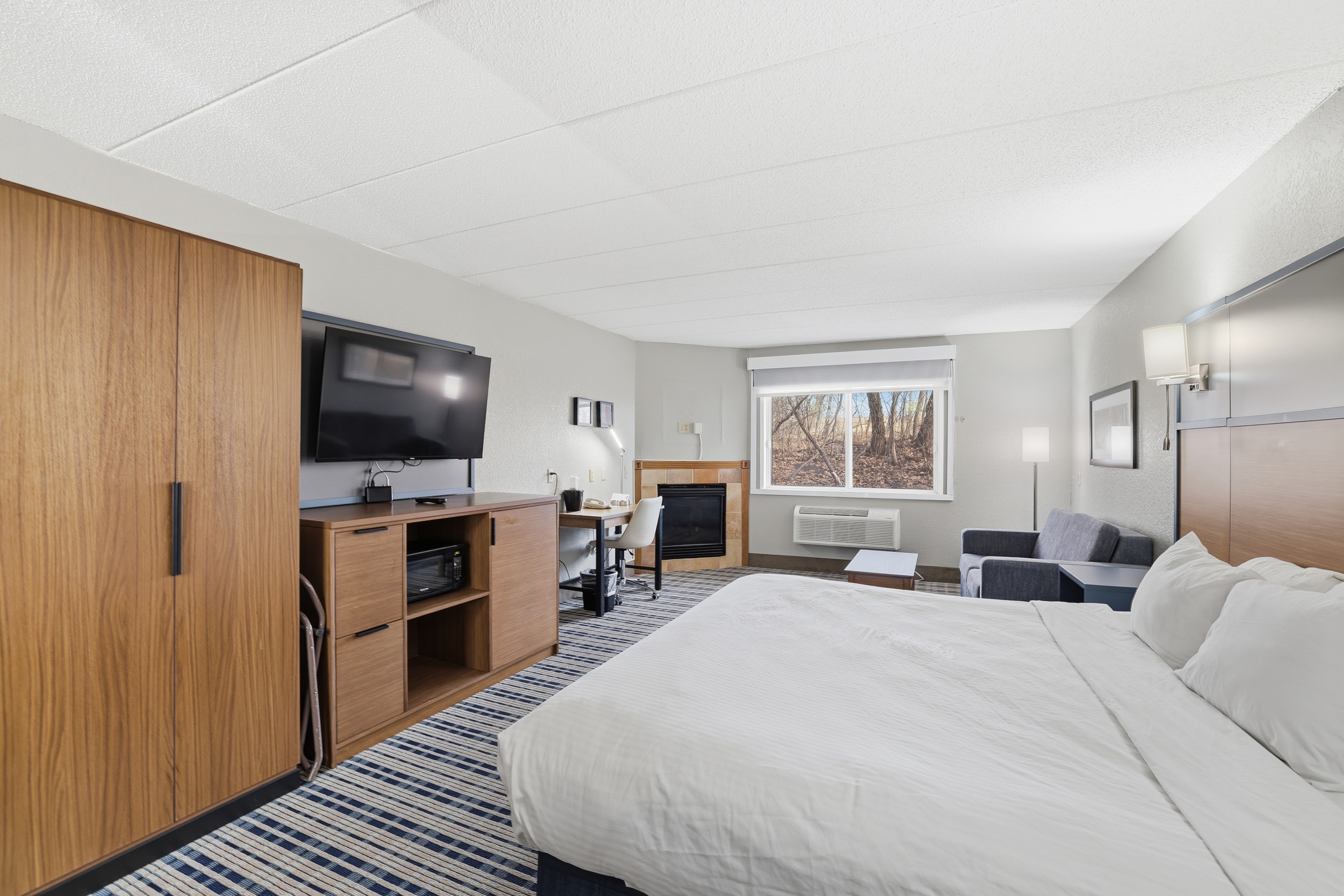Guest room at the AmericInn by Wyndham White Bear Lake St. Paul in White Bear Lake, Minnesota