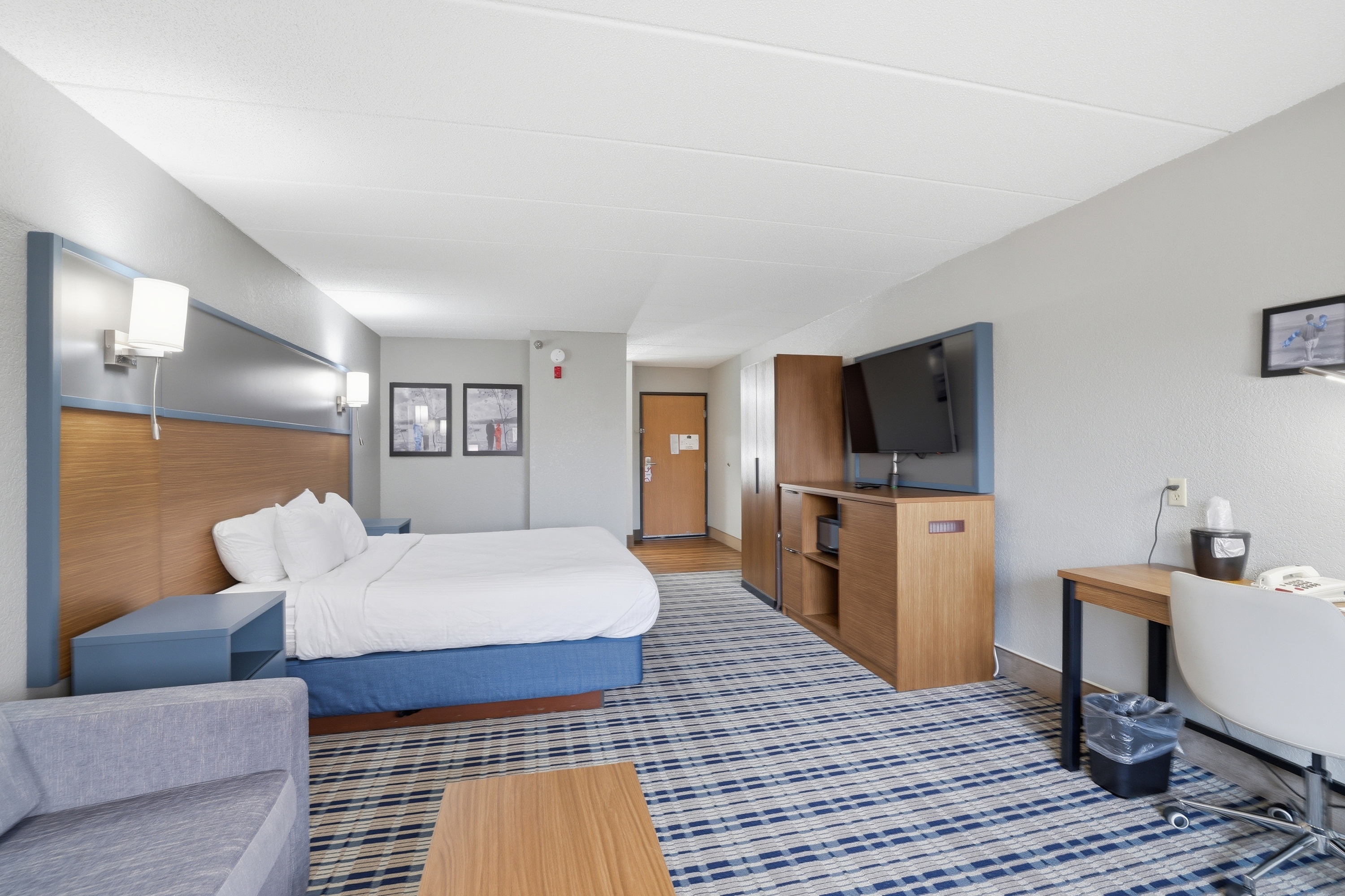 Guest room at the AmericInn by Wyndham White Bear Lake St. Paul in White Bear Lake, Minnesota