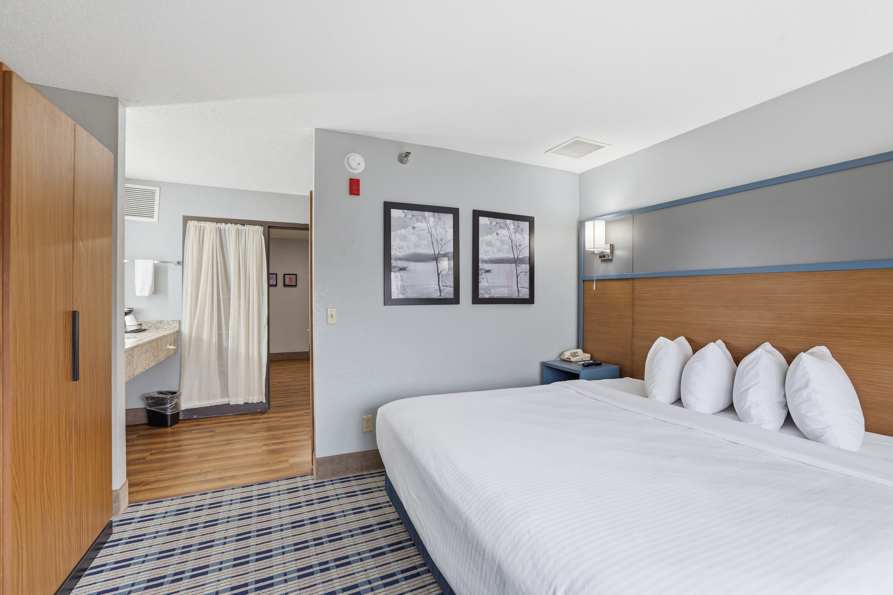 Guest room at the AmericInn by Wyndham White Bear Lake St. Paul in White Bear Lake, Minnesota