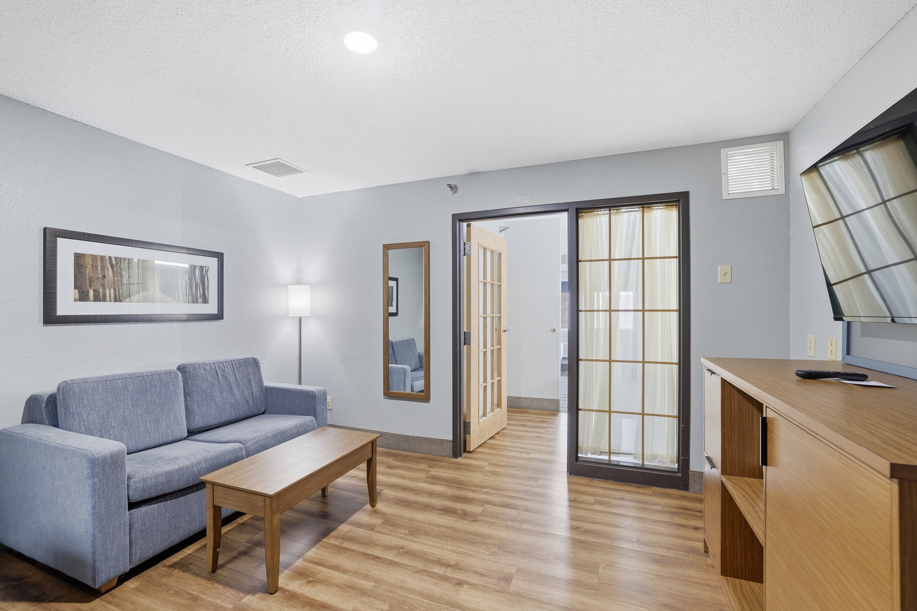 Guest room at the AmericInn by Wyndham White Bear Lake St. Paul in White Bear Lake, Minnesota