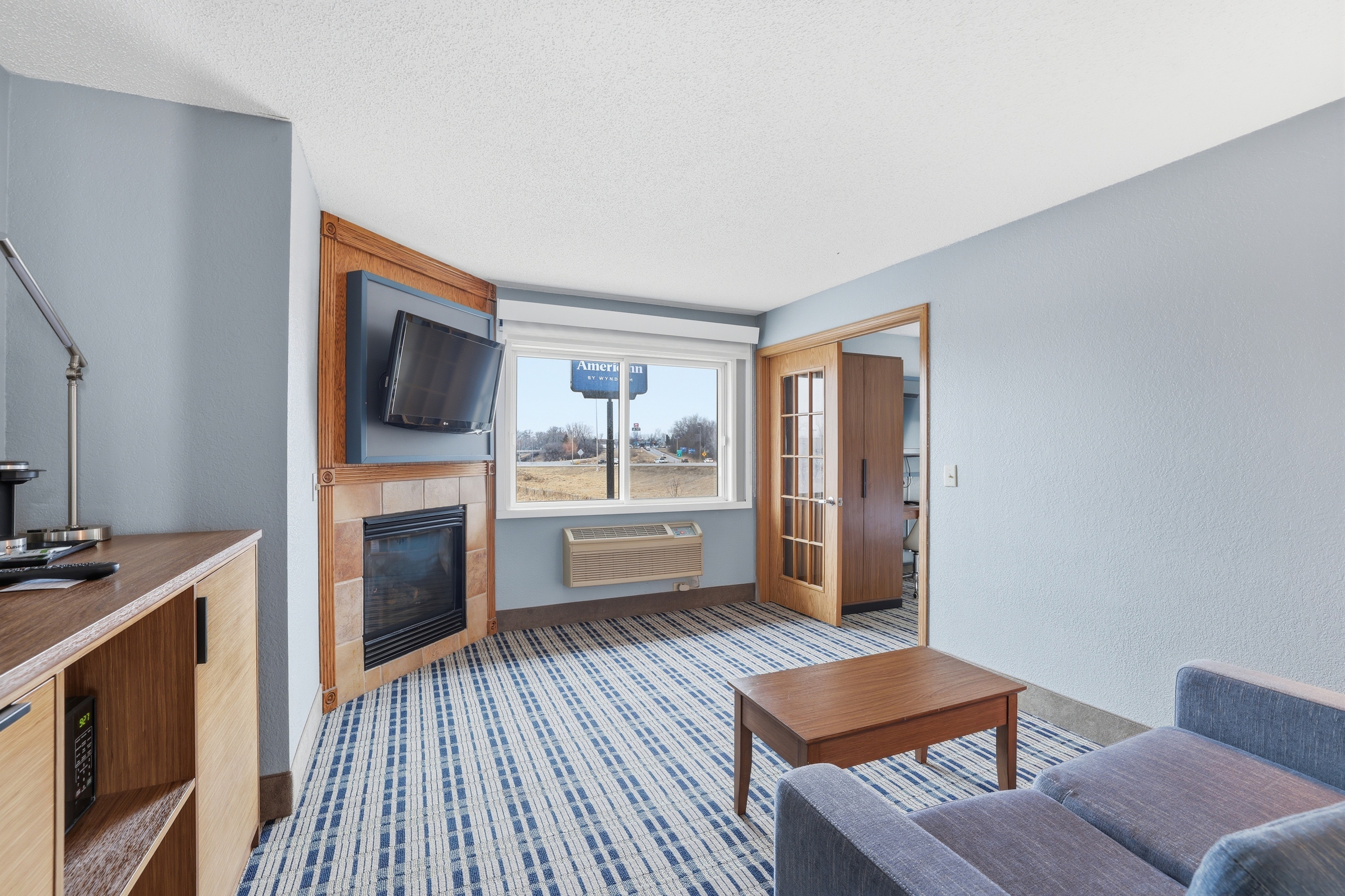 Guest room at the AmericInn by Wyndham White Bear Lake St. Paul in White Bear Lake, Minnesota