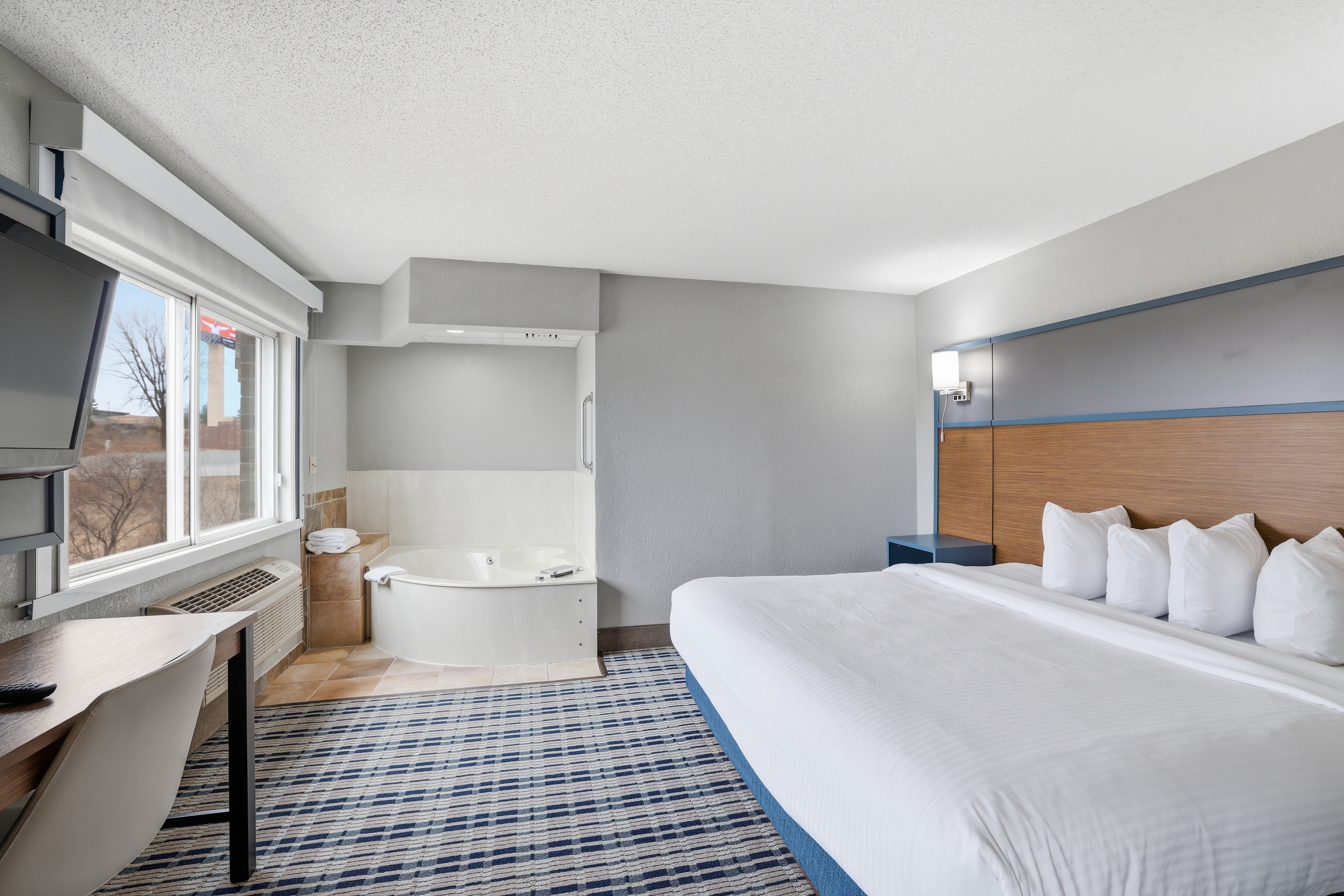 Guest room at the AmericInn by Wyndham White Bear Lake St. Paul in White Bear Lake, Minnesota
