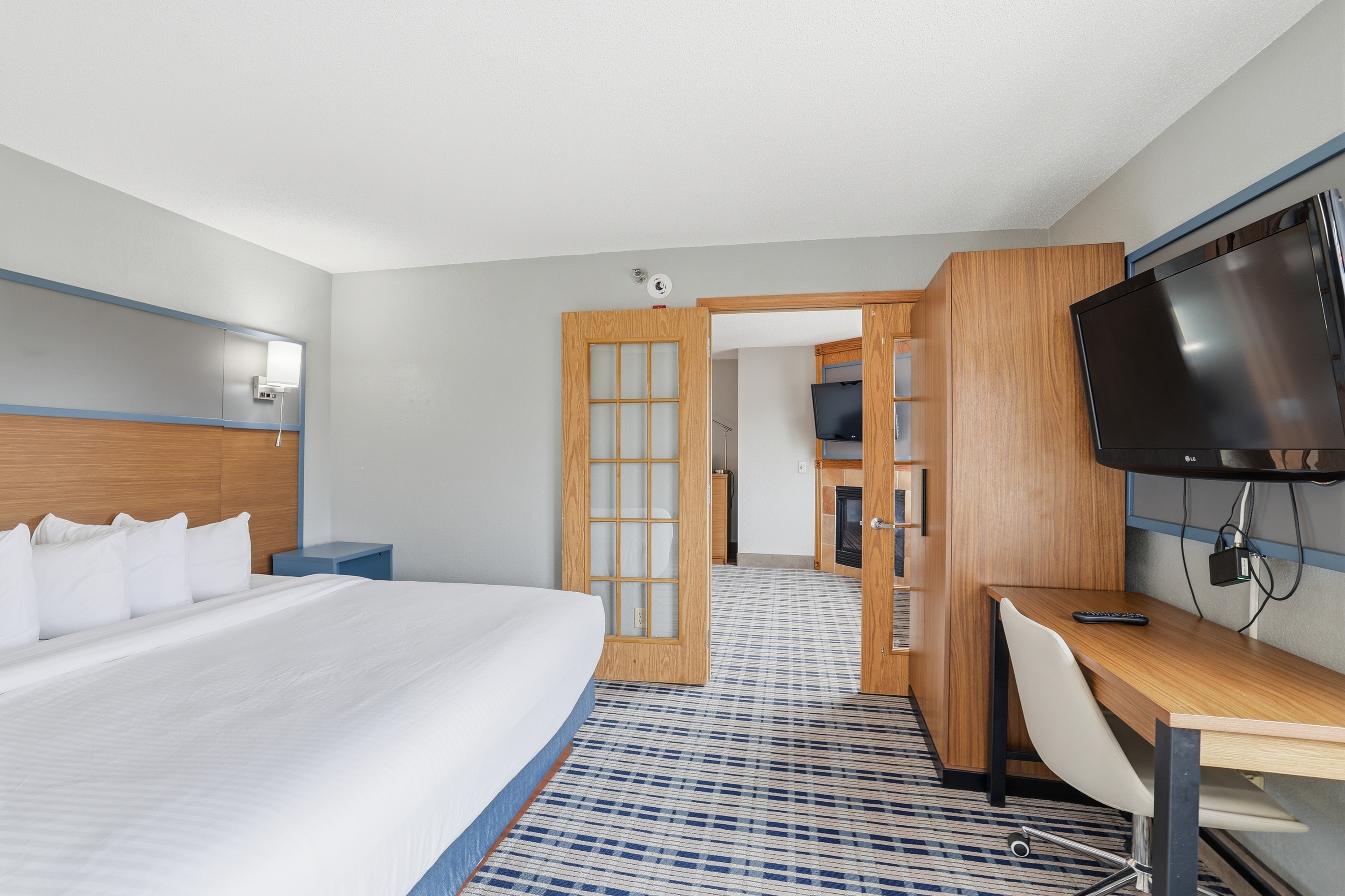 Guest room at the AmericInn by Wyndham White Bear Lake St. Paul in White Bear Lake, Minnesota