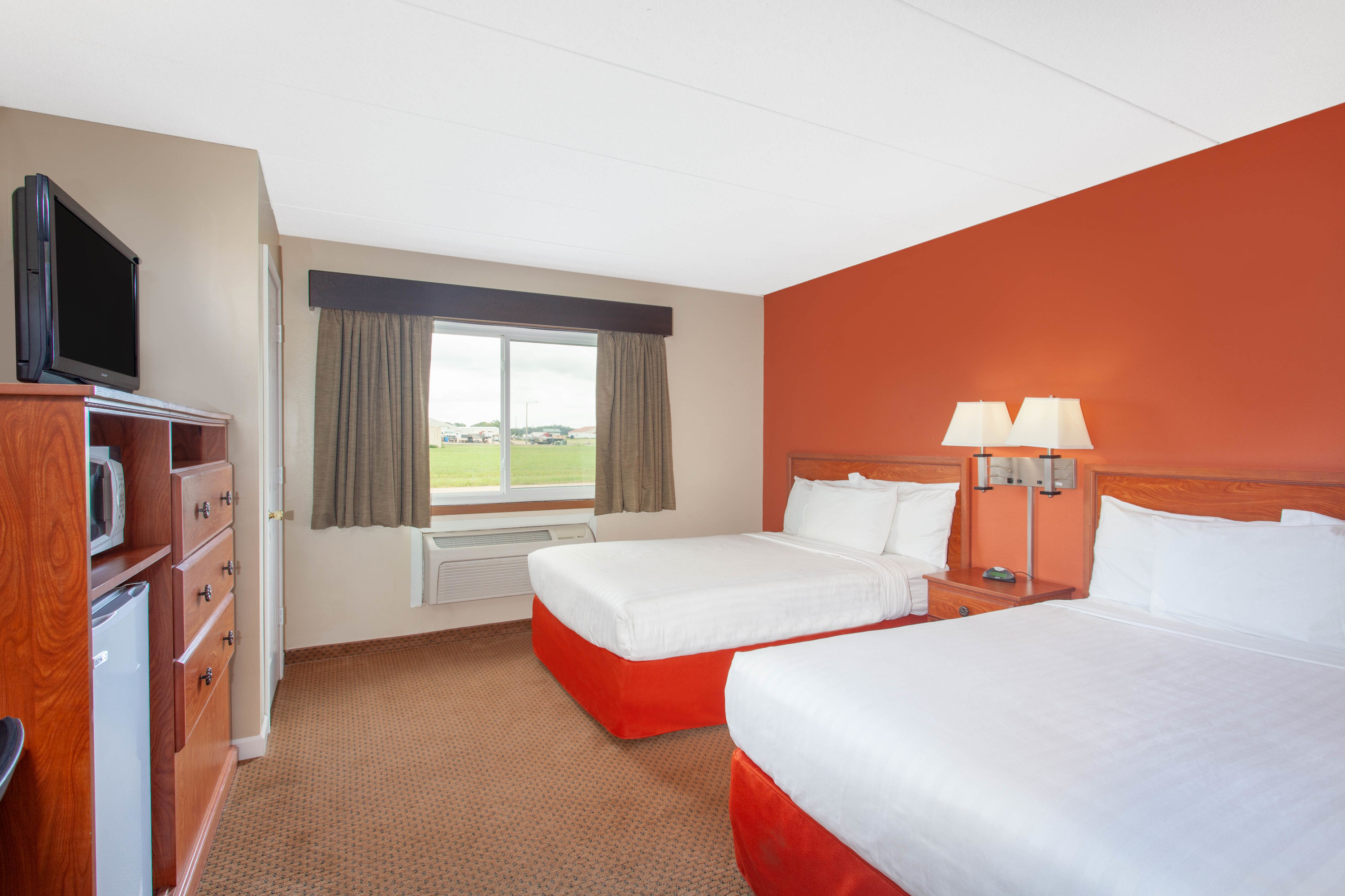 Guest room at the AmericInn by Wyndham Willmar in Willmar, Minnesota