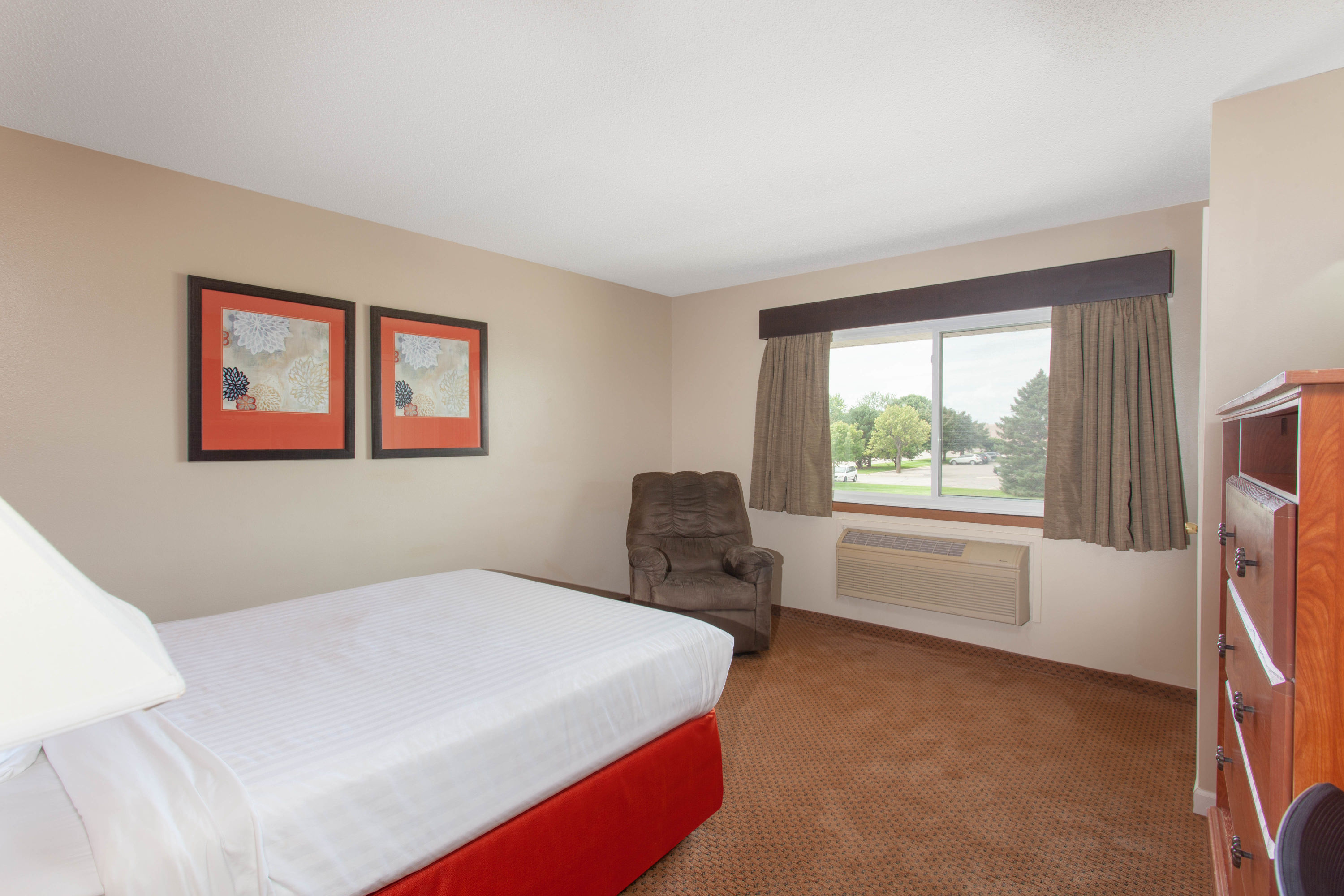 Guest room at the AmericInn by Wyndham Willmar in Willmar, Minnesota