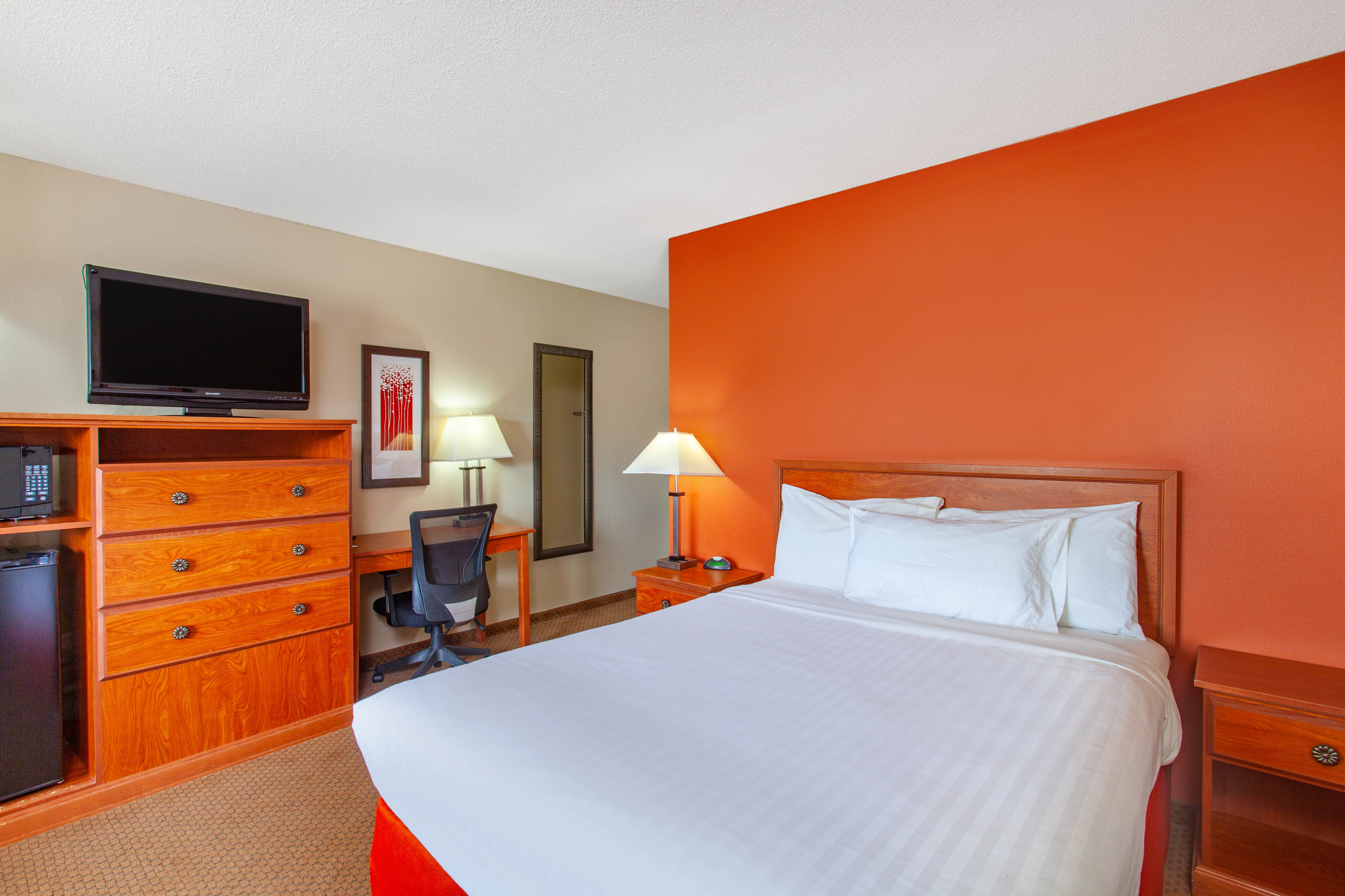 Guest room at the AmericInn by Wyndham Willmar in Willmar, Minnesota