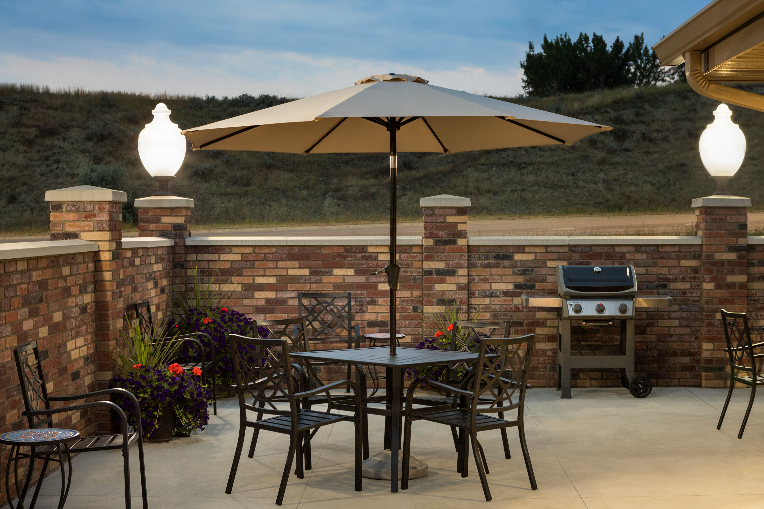 BBQ grill at AmericInn by Wyndham Havre in Havre, Montana