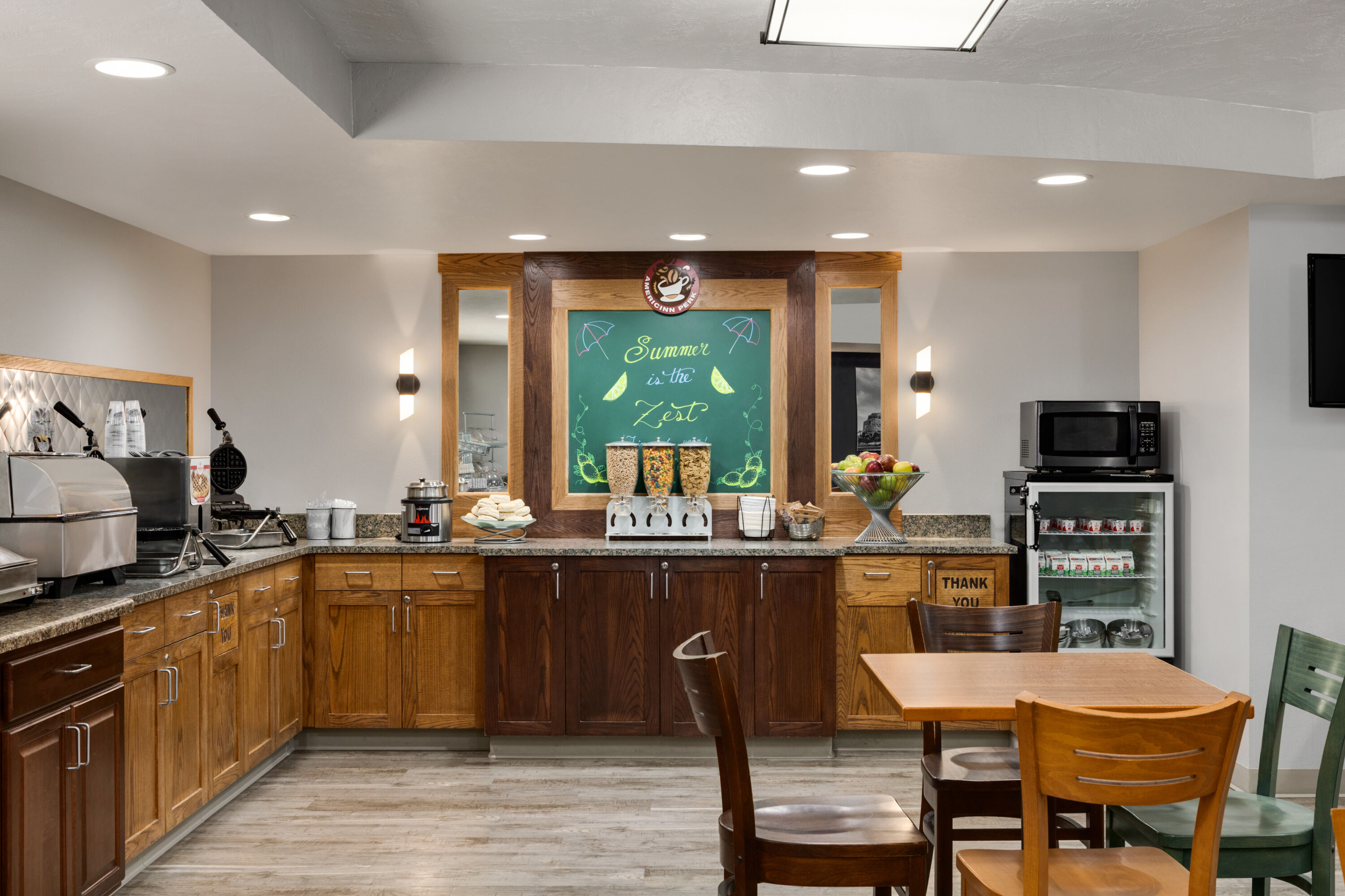 Free breakfast at AmericInn by Wyndham Havre in Havre, Montana