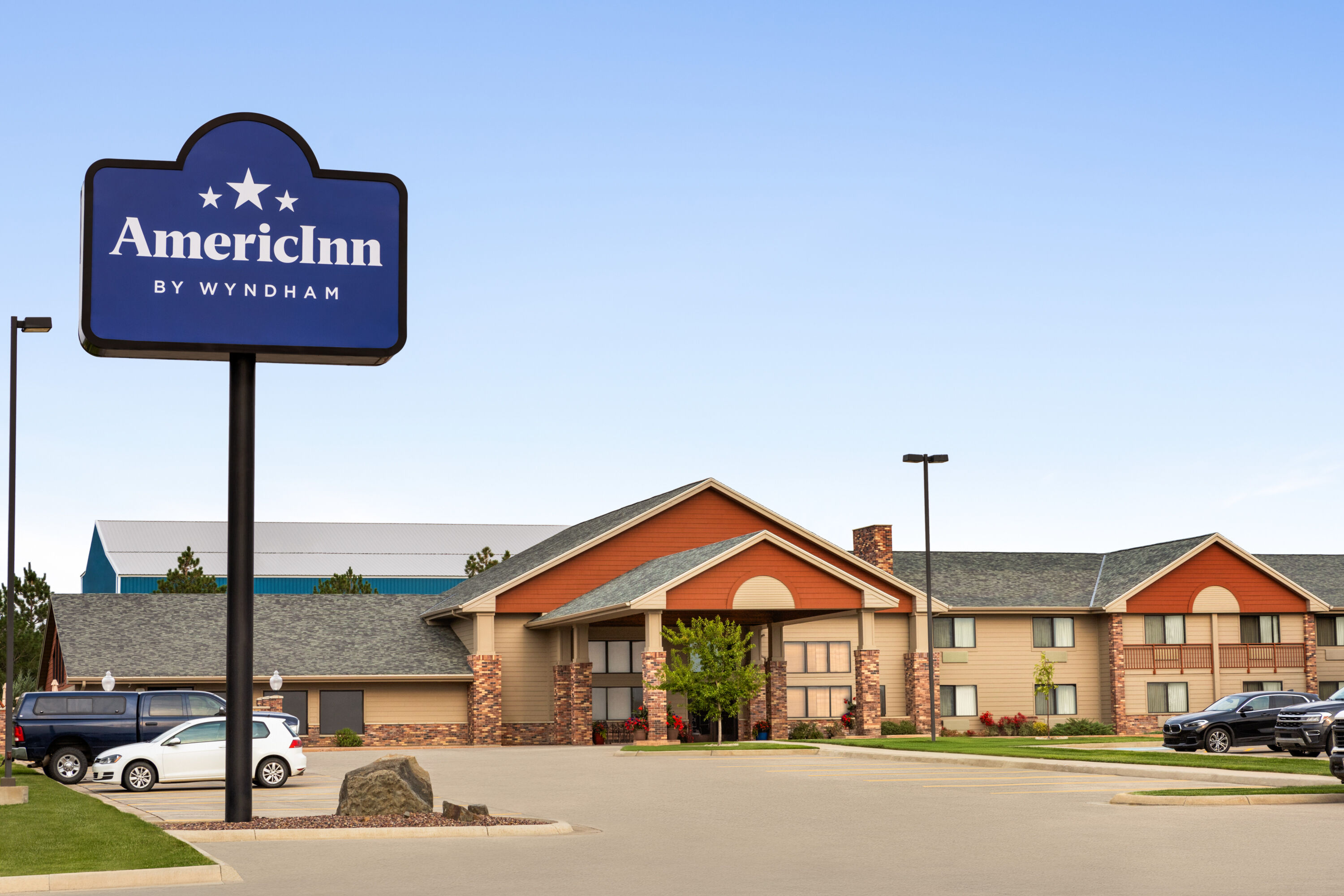 Exterior of AmericInn by Wyndham Havre hotel in Havre, Montana