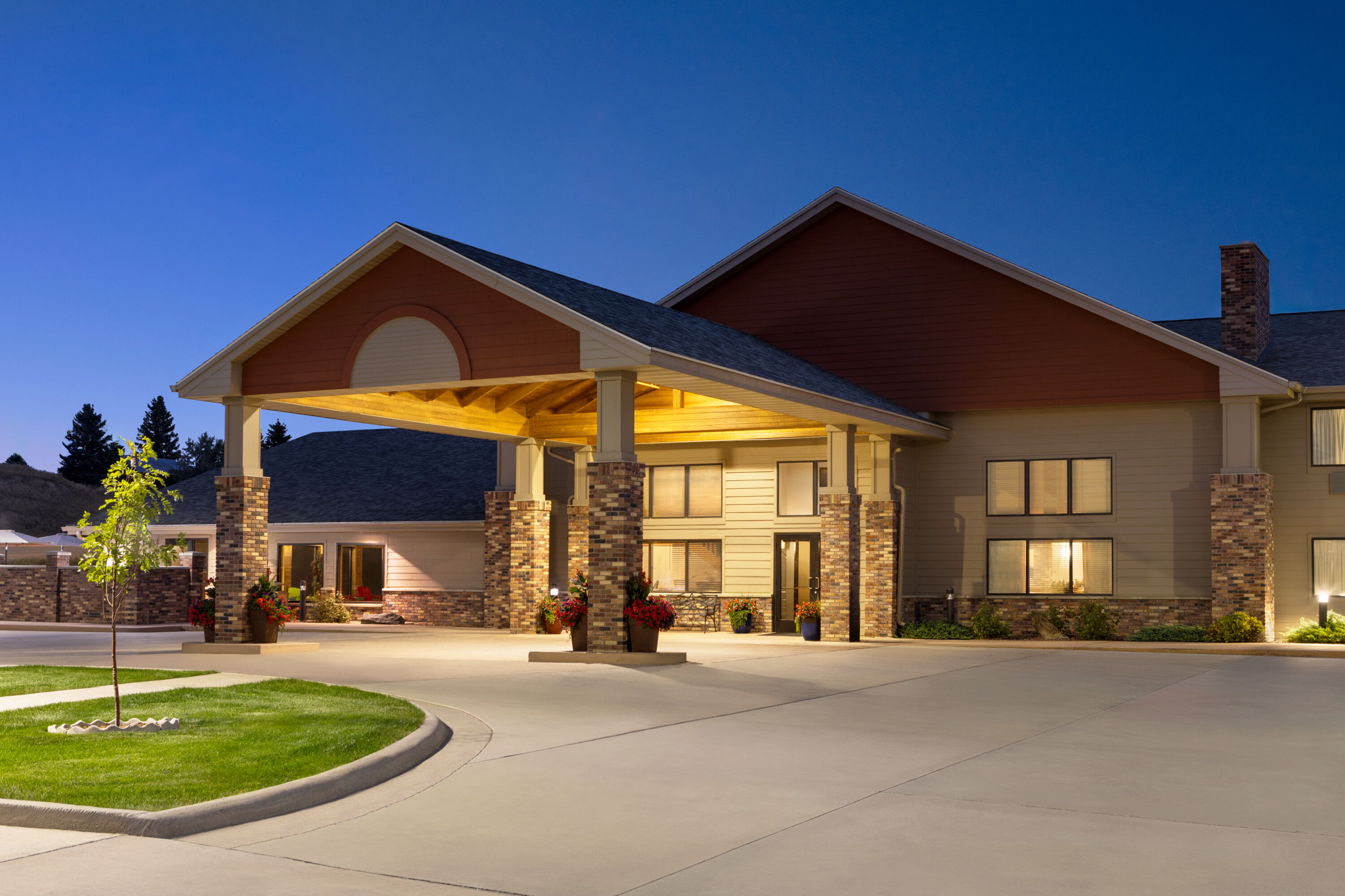 Exterior of AmericInn by Wyndham Havre hotel in Havre, Montana