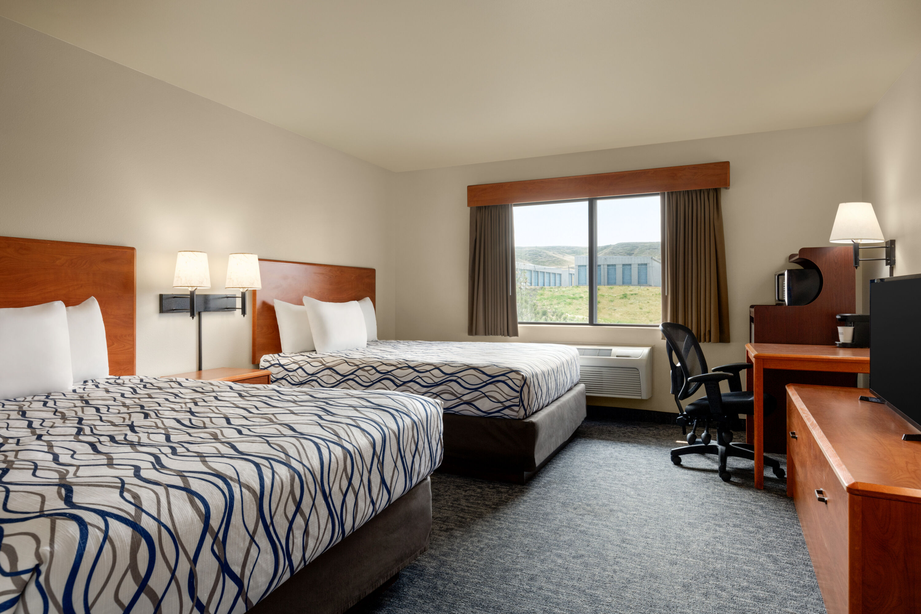 Guest room at the AmericInn by Wyndham Havre in Havre, Montana