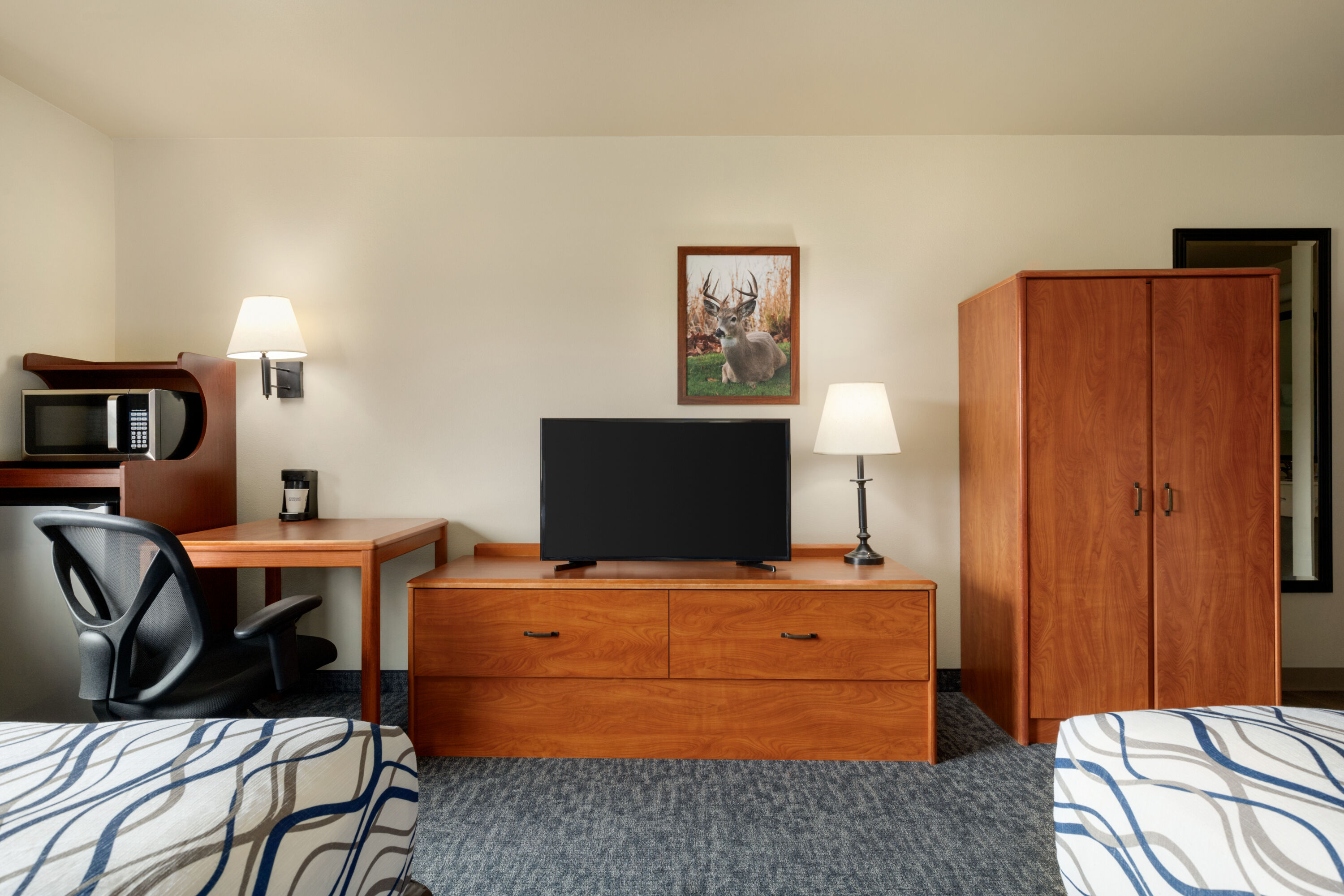 Guest room at the AmericInn by Wyndham Havre in Havre, Montana