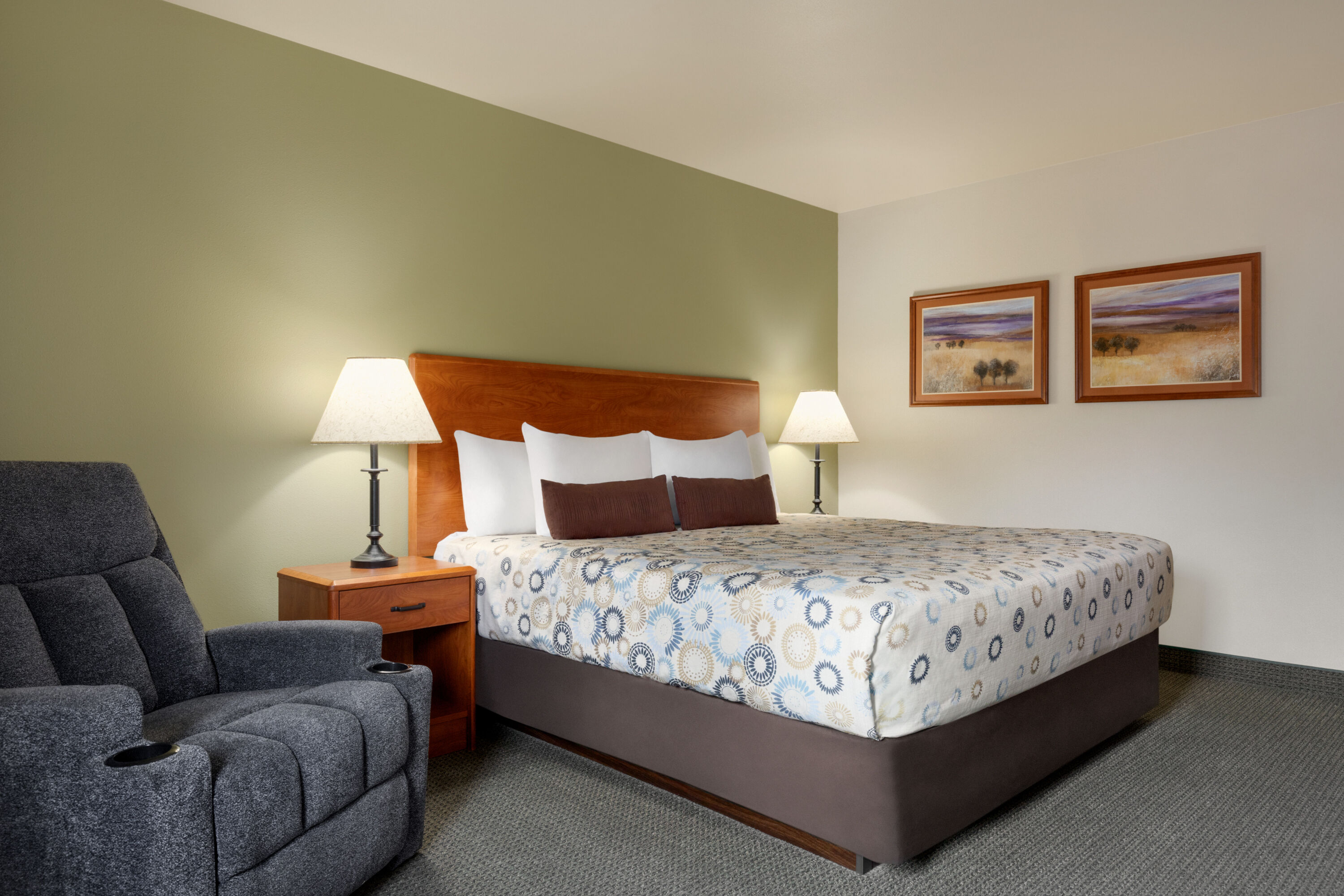 Guest room at the AmericInn by Wyndham Havre in Havre, Montana