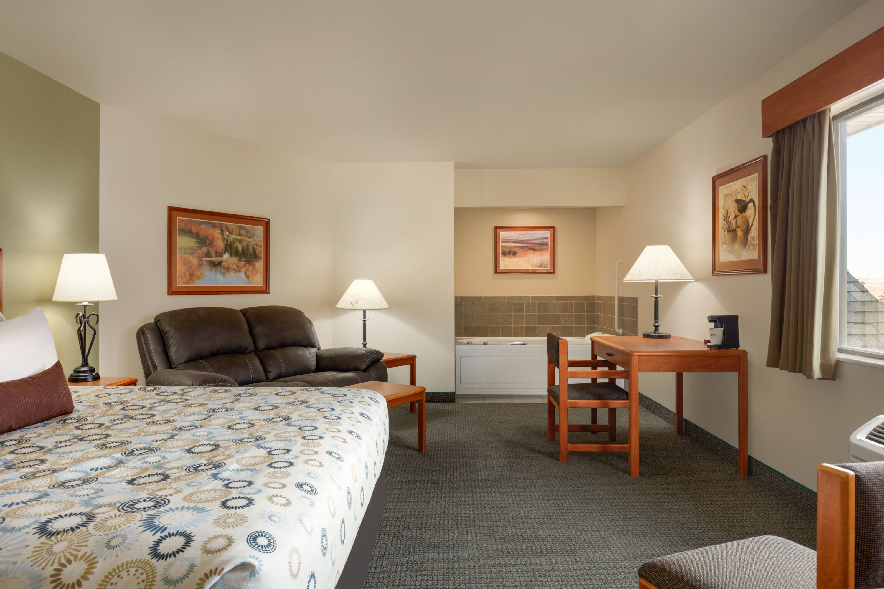 Guest room at the AmericInn by Wyndham Havre in Havre, Montana