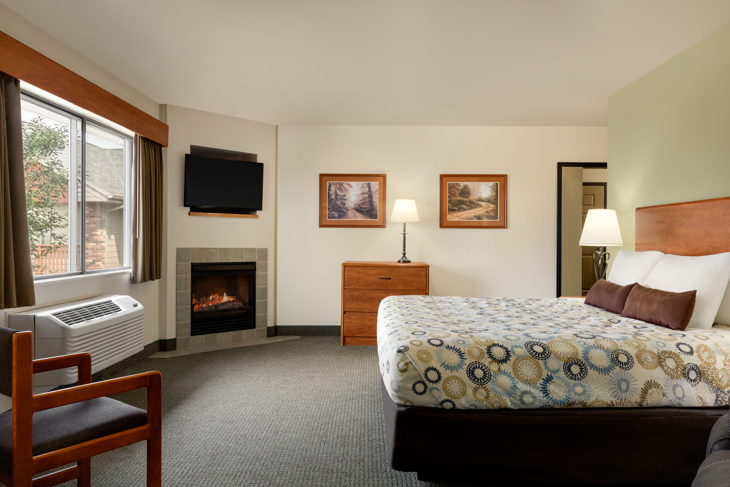 Guest room at the AmericInn by Wyndham Havre in Havre, Montana