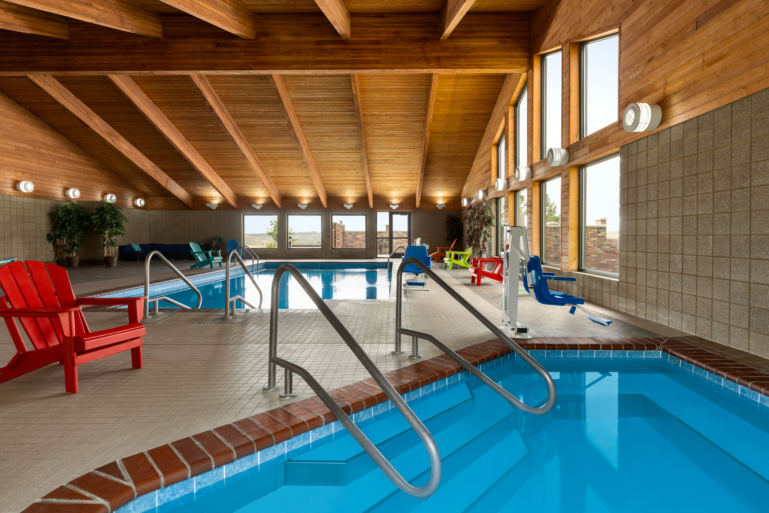Hot tub at the AmericInn by Wyndham Havre in Havre, Montana