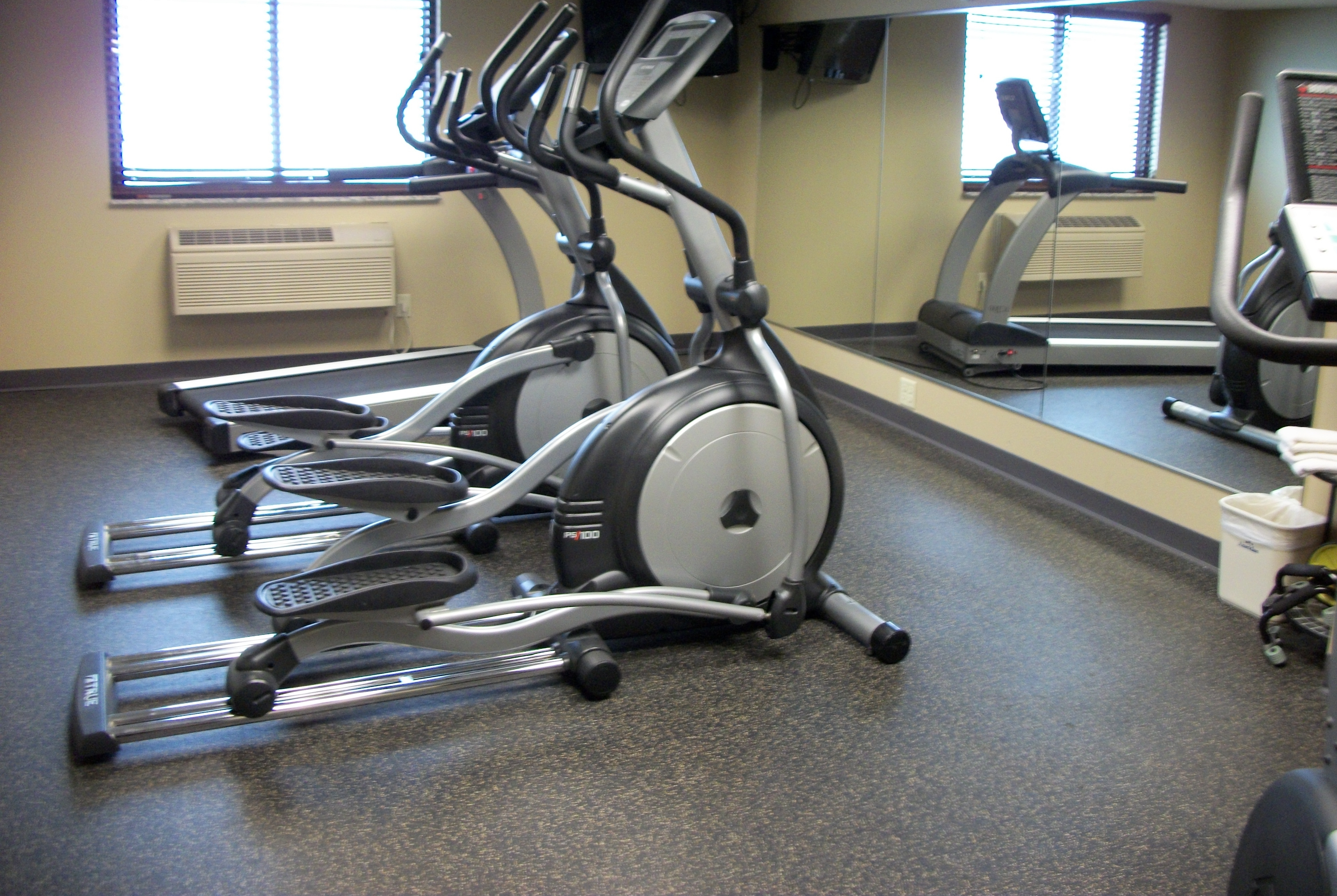 Fitness room at AmericInn by Wyndham Beulah in Beulah, North Dakota