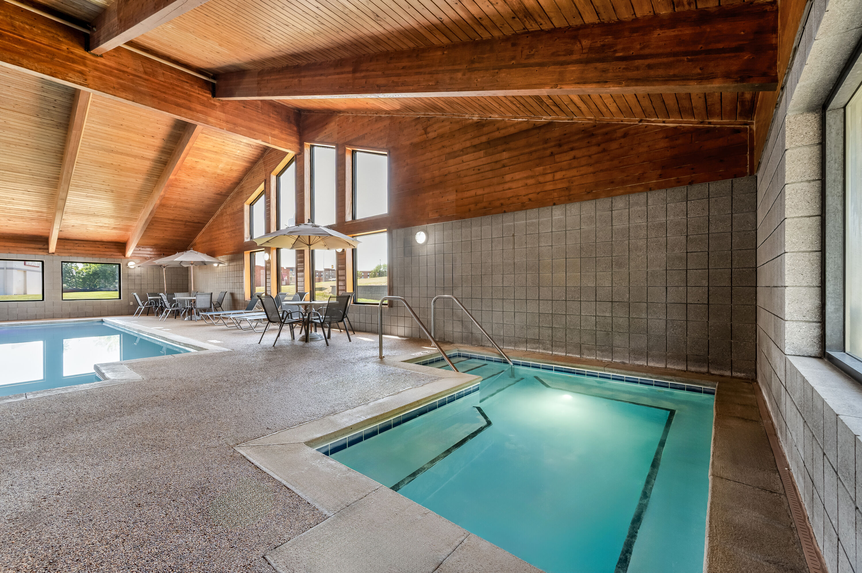 Hot tub at the AmericInn by Wyndham Dickinson in Dickinson, North Dakota