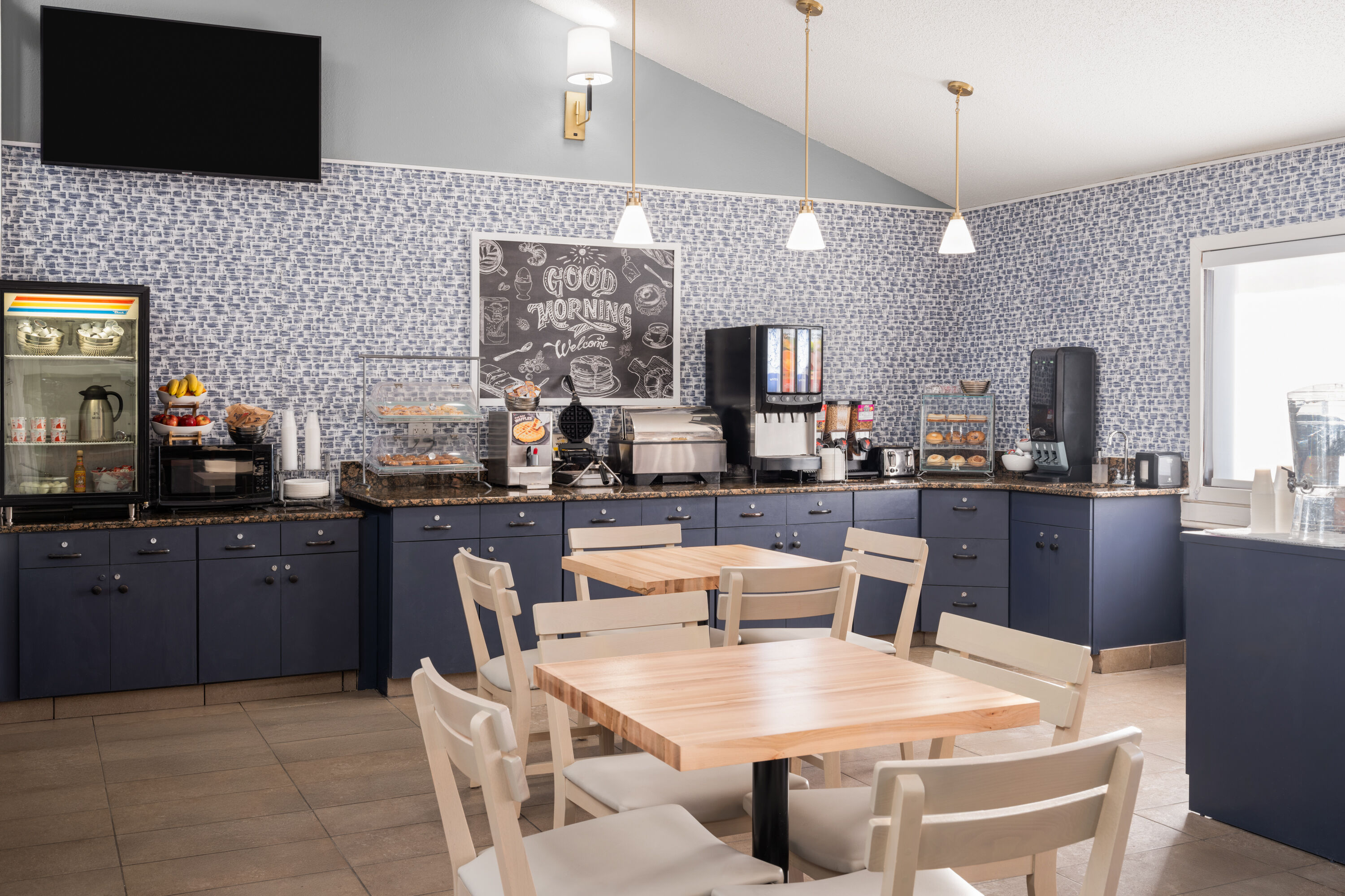 Free breakfast at AmericInn by Wyndham Grand Forks in Grand Forks, North Dakota