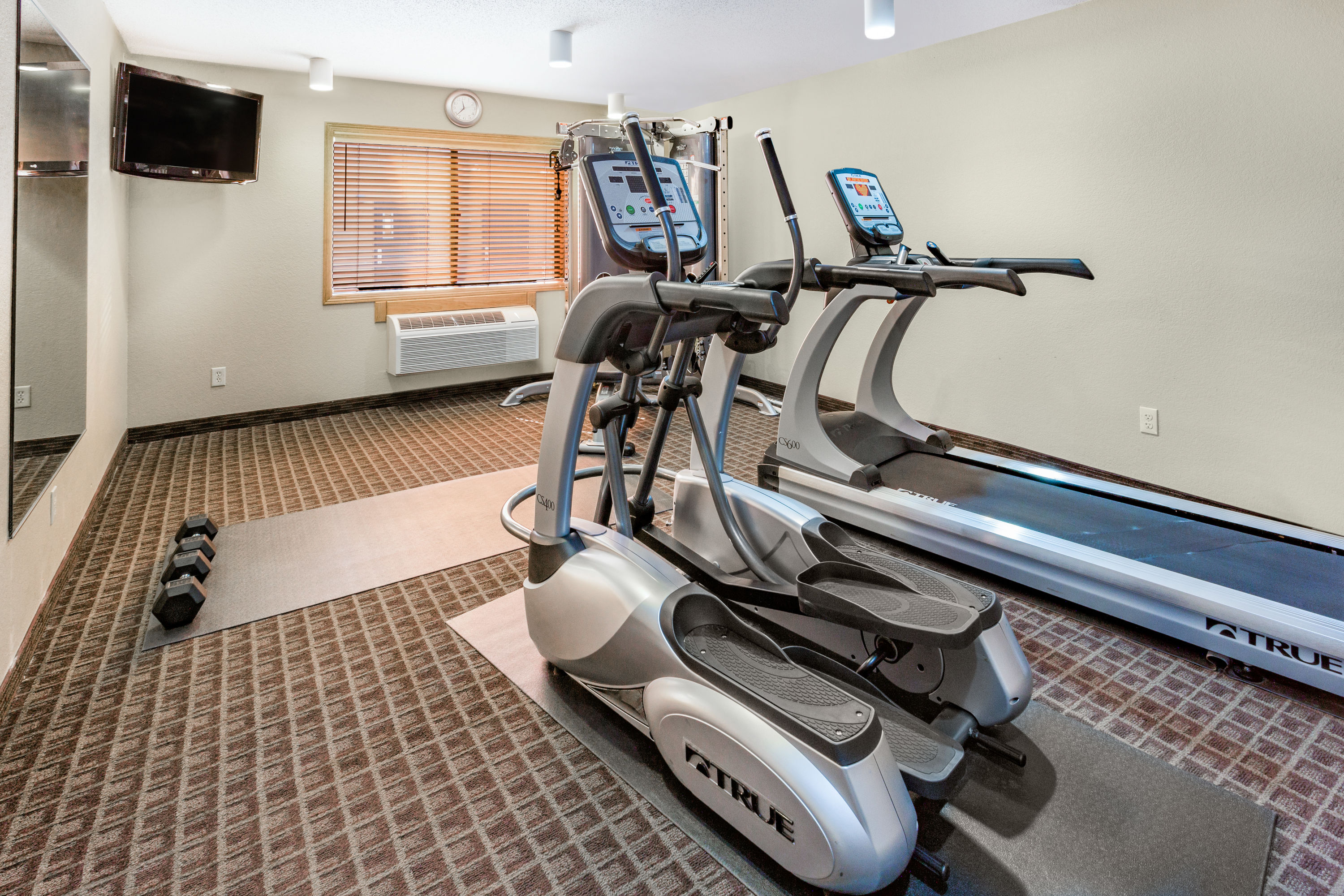 Fitness room at AmericInn by Wyndham Medora in Medora, North Dakota