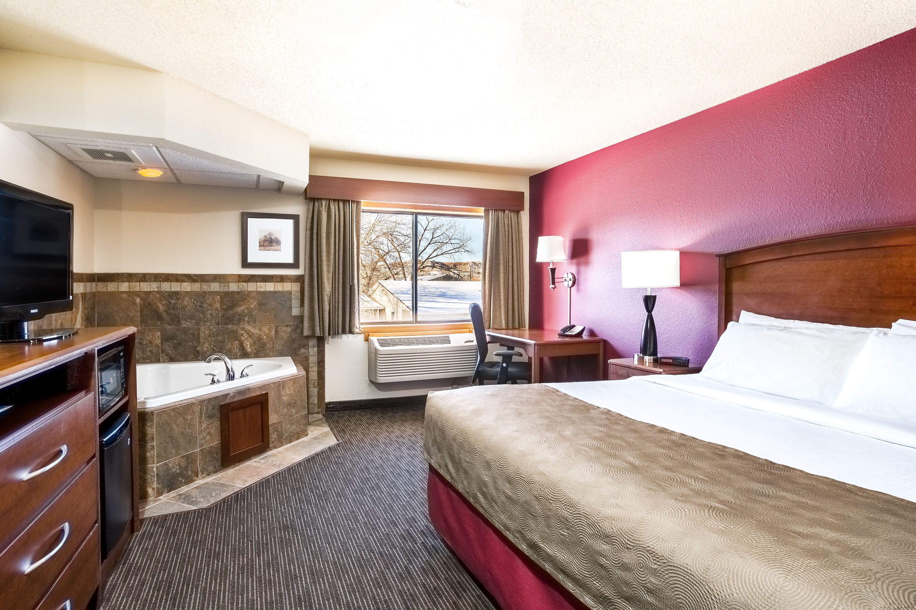 Guest room at the AmericInn by Wyndham Medora in Medora, North Dakota
