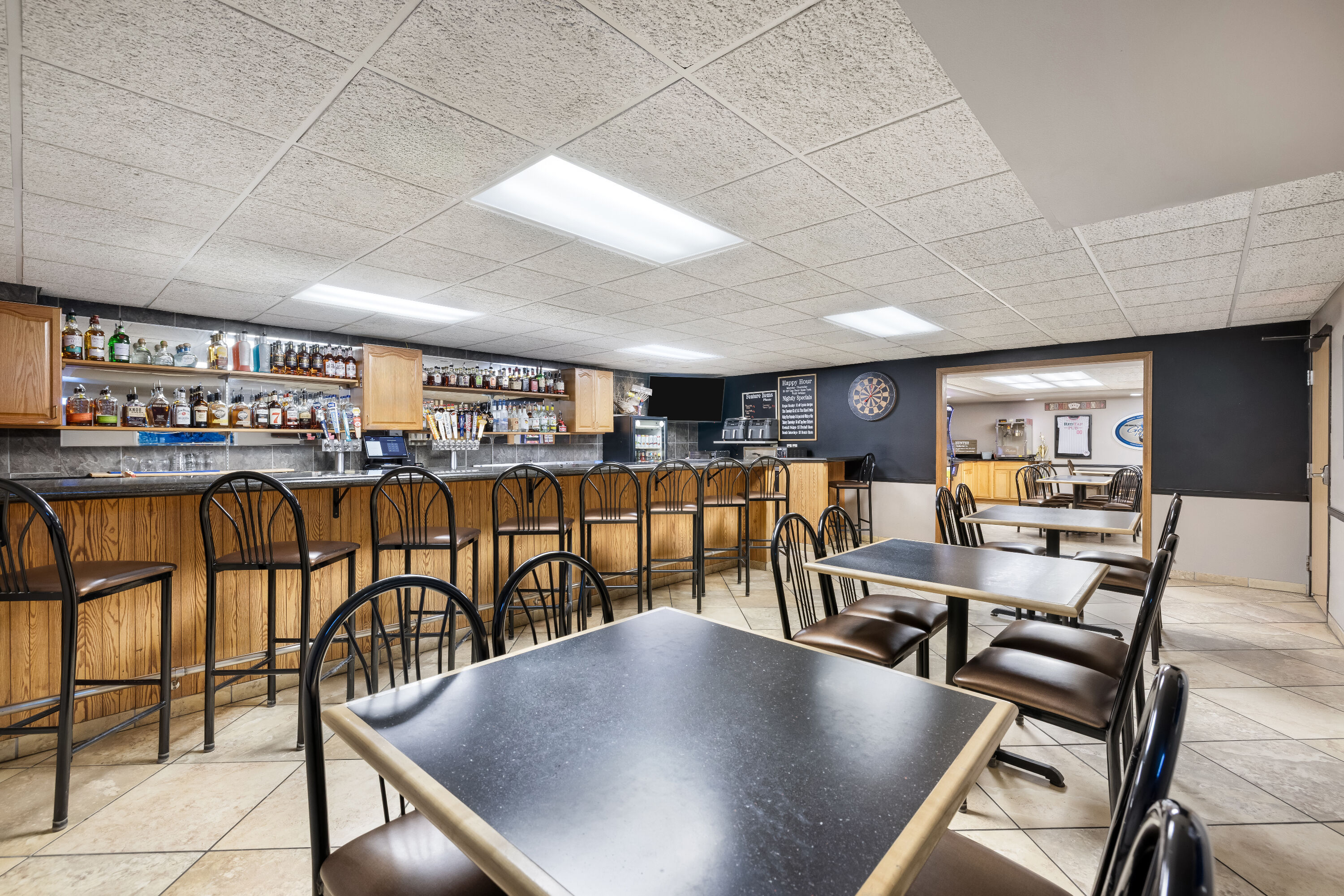 Bar at AmericInn by Wyndham Aberdeen Event Center in Aberdeen, South Dakota