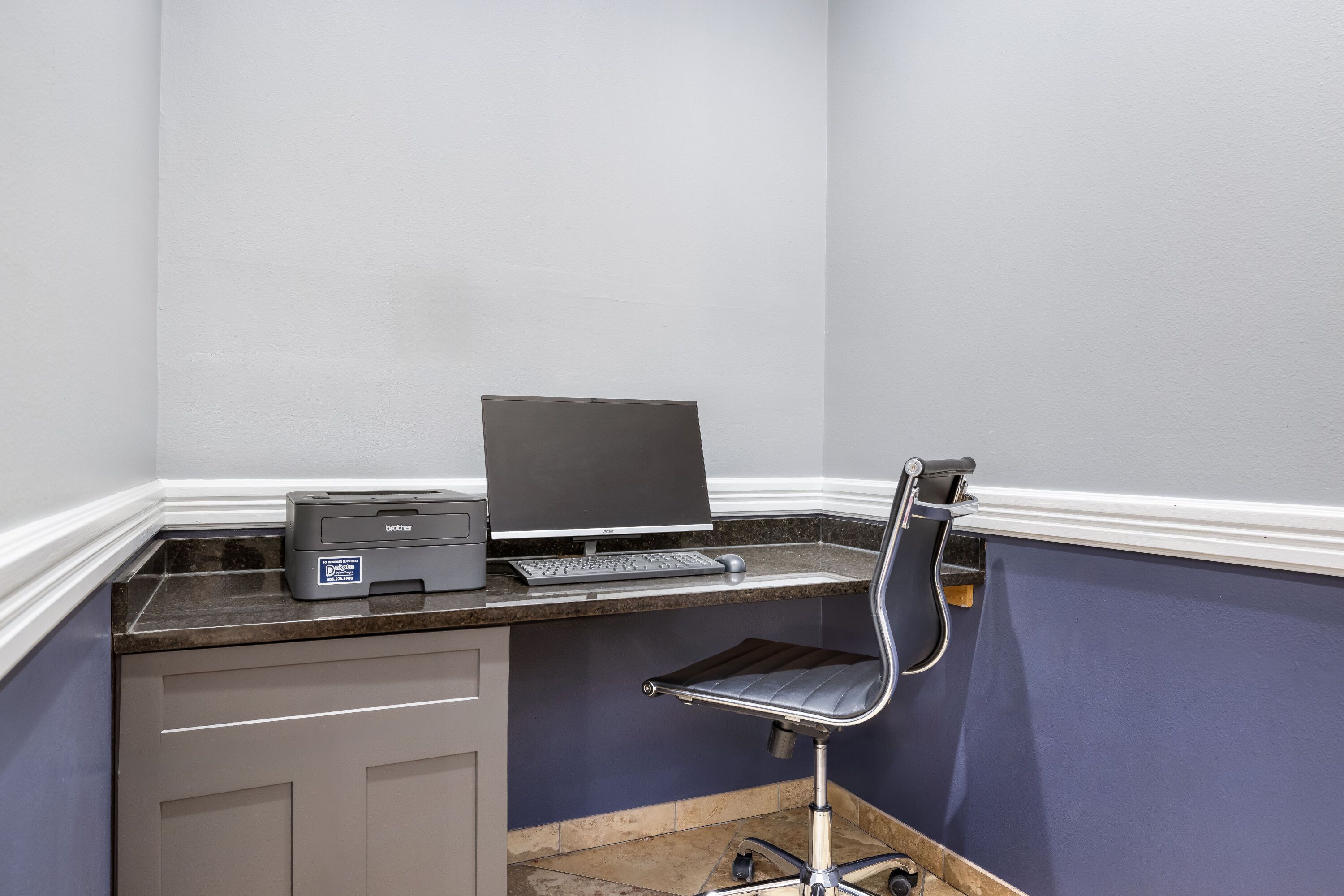 AmericInn by Wyndham Aberdeen Event Center business center in Aberdeen, South Dakota