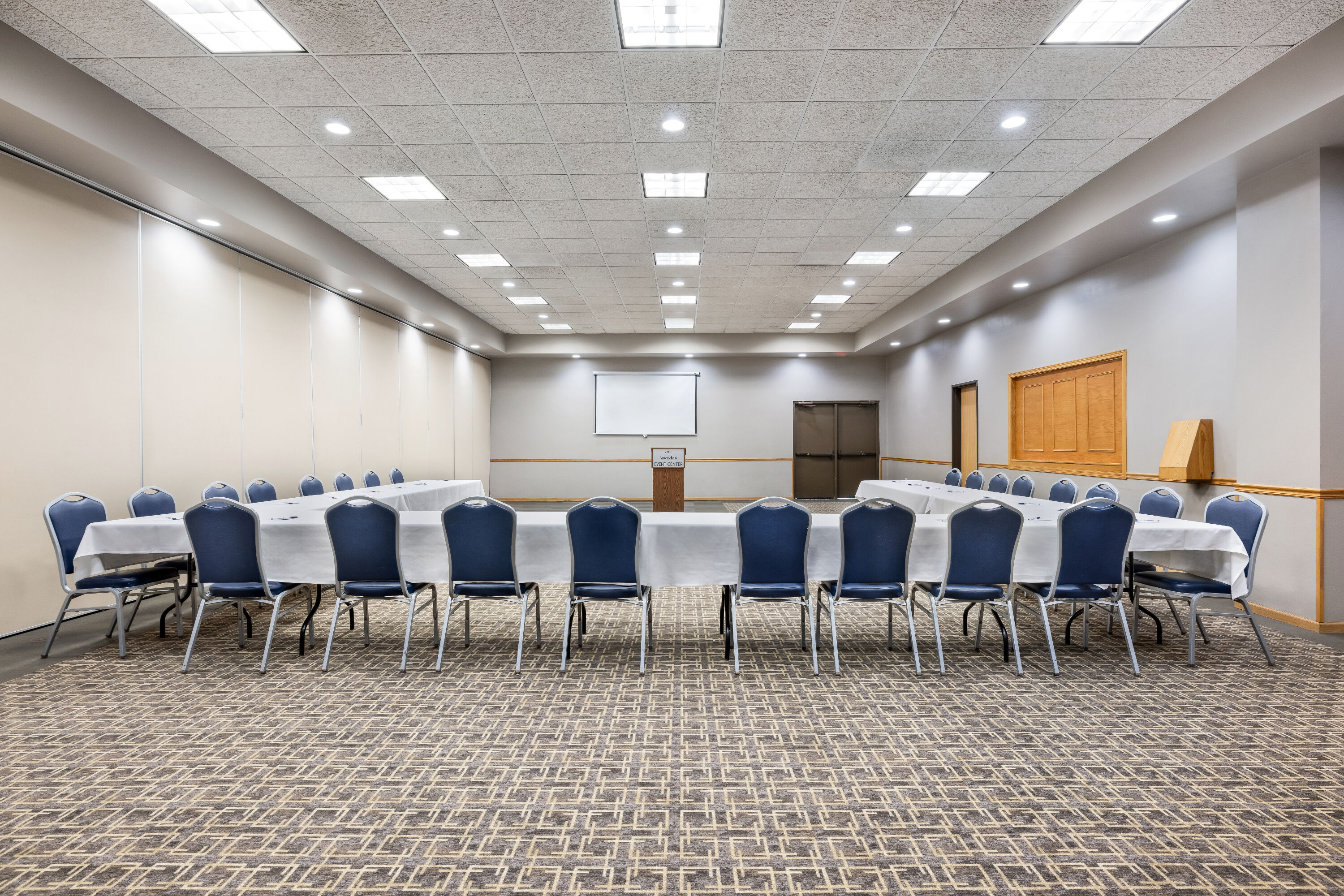 U-shape meeting room at AmericInn by Wyndham Aberdeen Event Center in Aberdeen, South Dakota