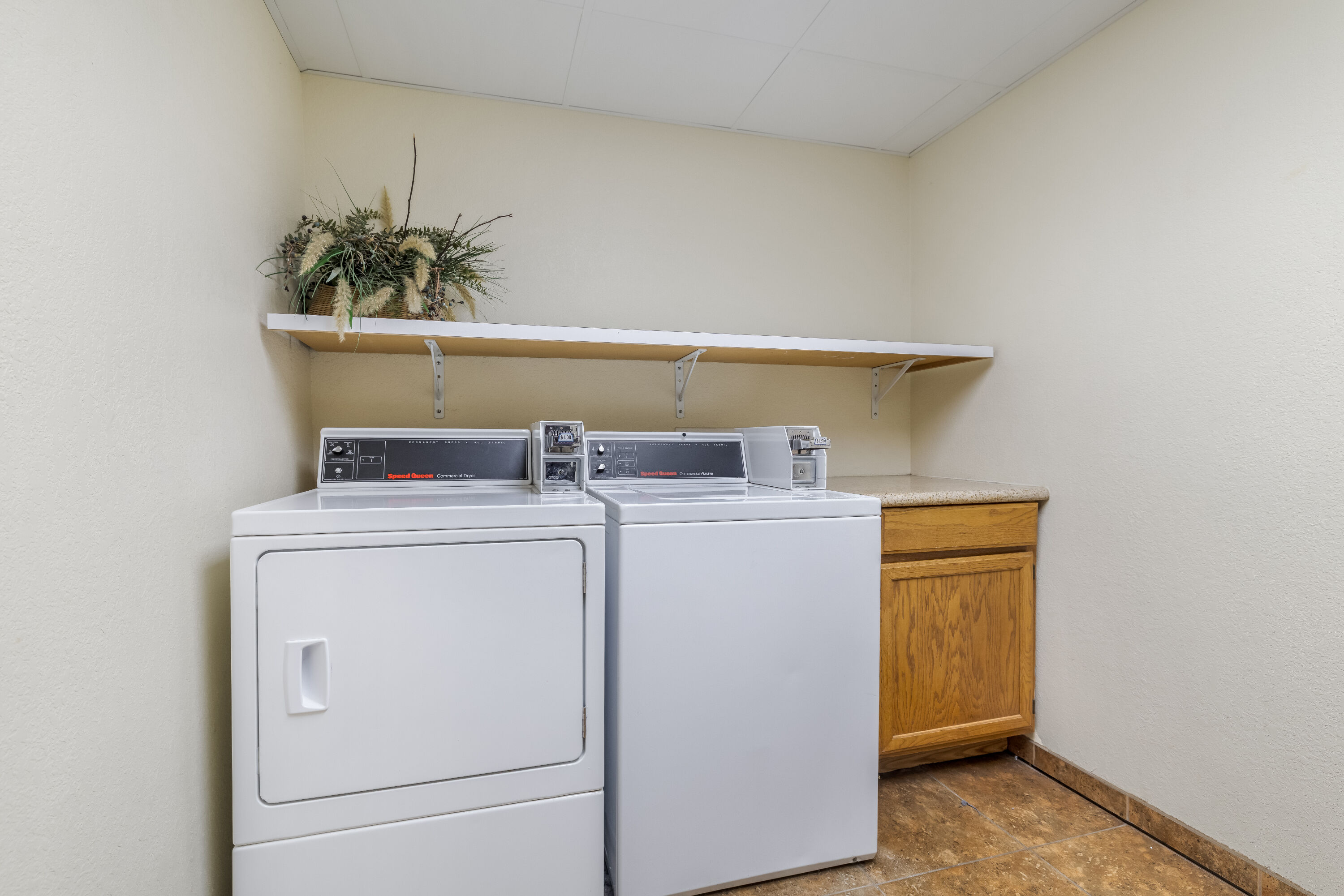 Laundry facilities at AmericInn by Wyndham Chamberlain Conference Center in Chamberlain, South Dakota