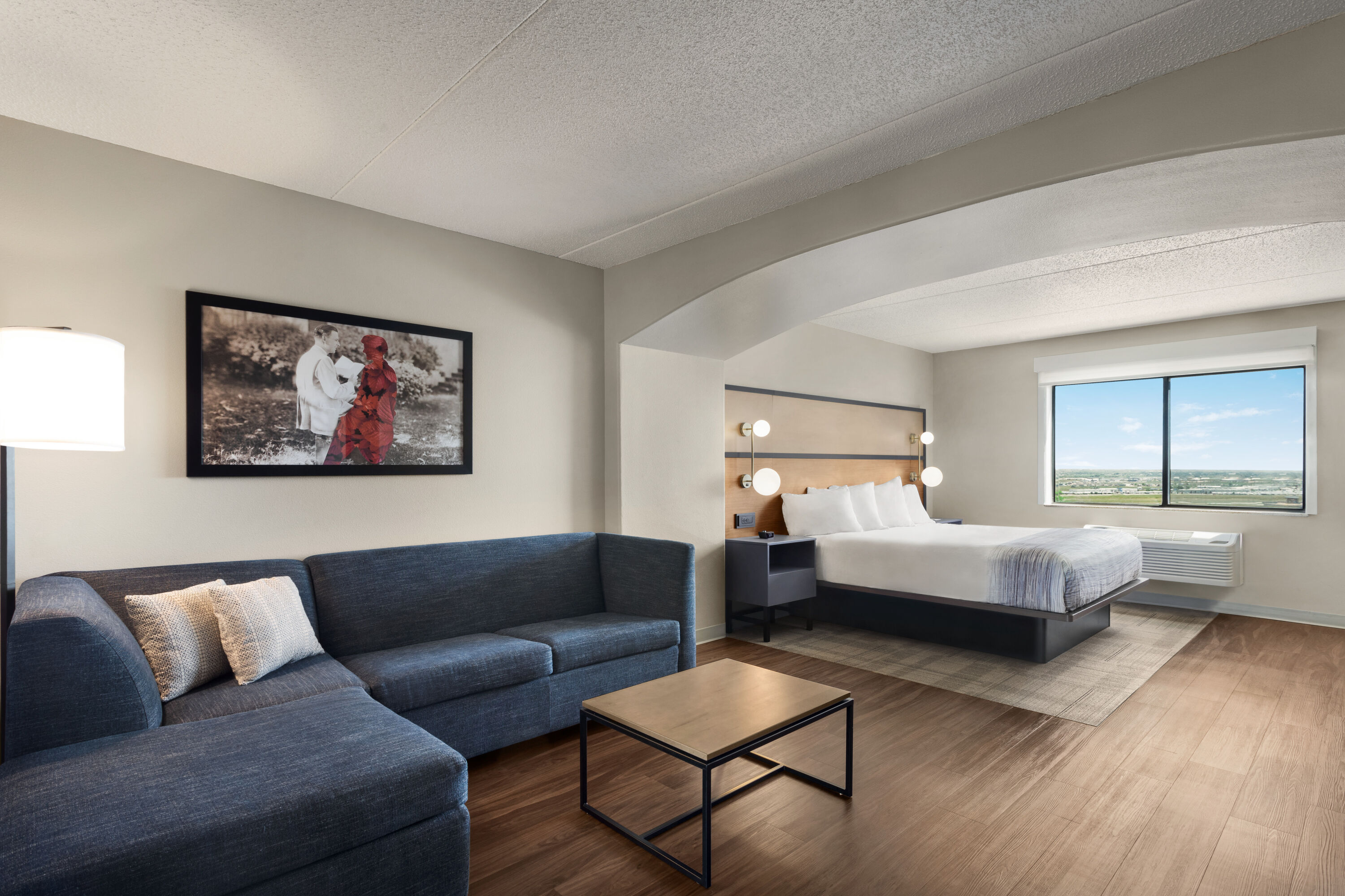 Guest room at the AmericInn by Wyndham Rapid City in Rapid City, South Dakota