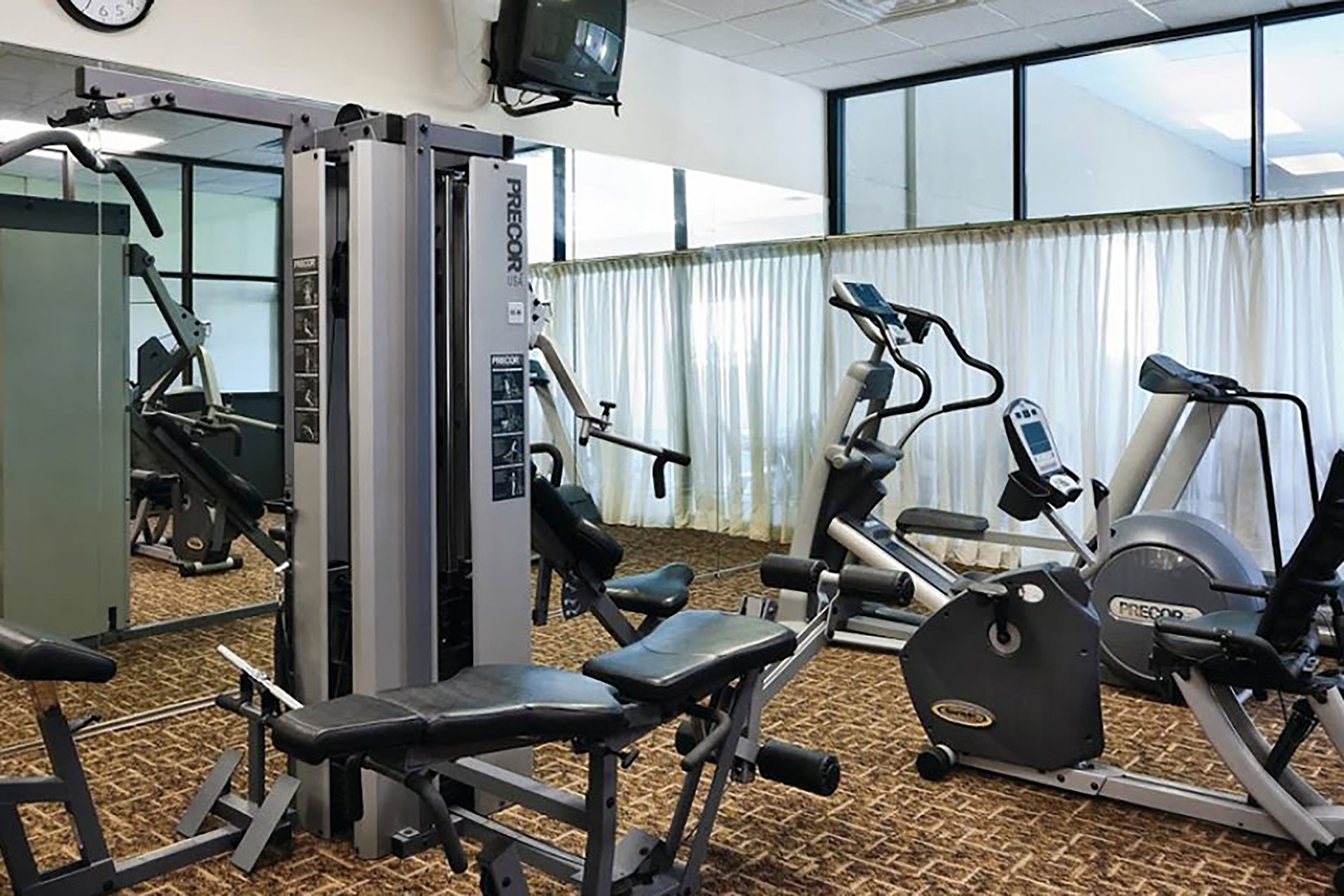 Fitness room at AmericInn by Wyndham Watertown in Watertown, South Dakota