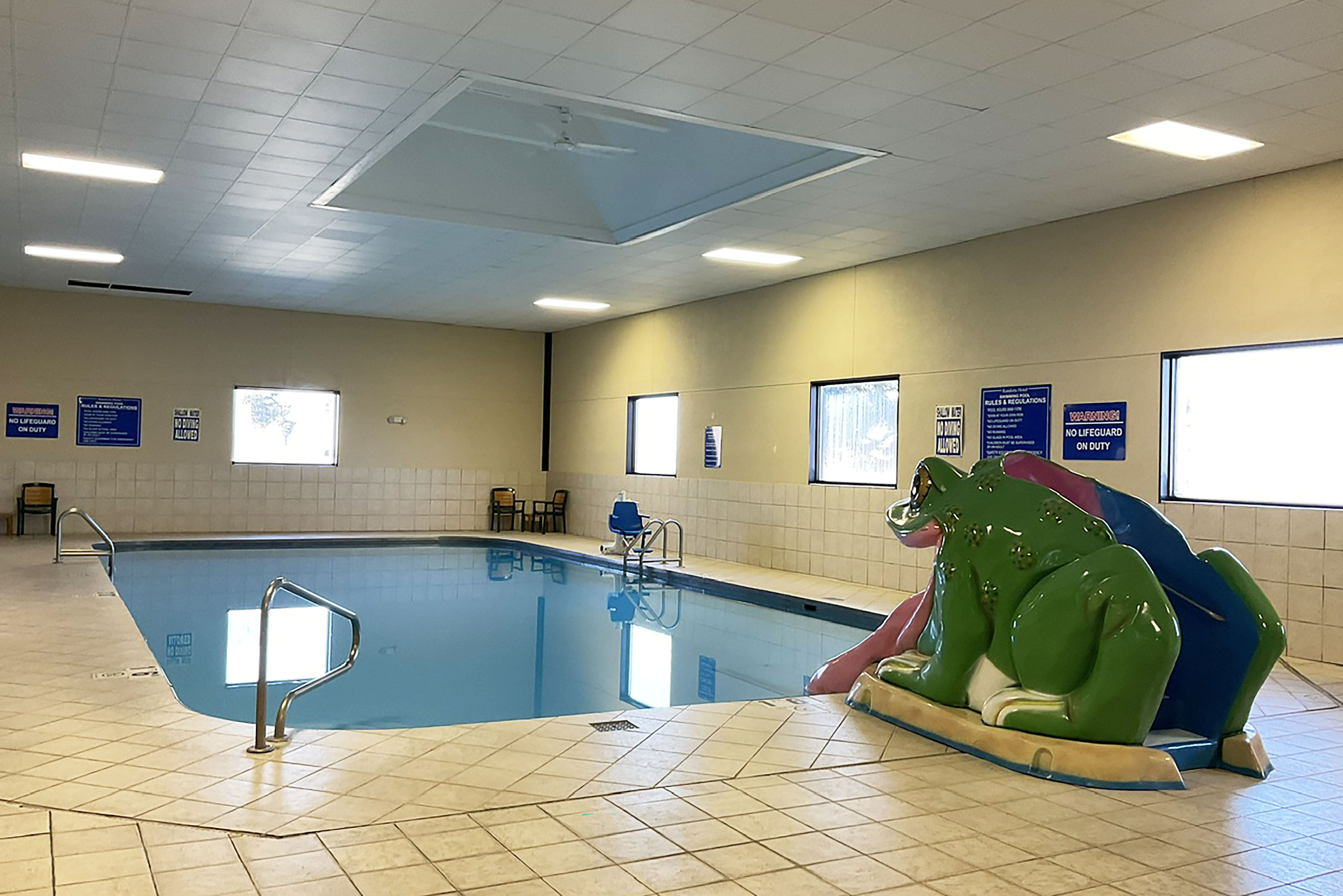 Indoor pool at the AmericInn by Wyndham Watertown in Watertown, South Dakota