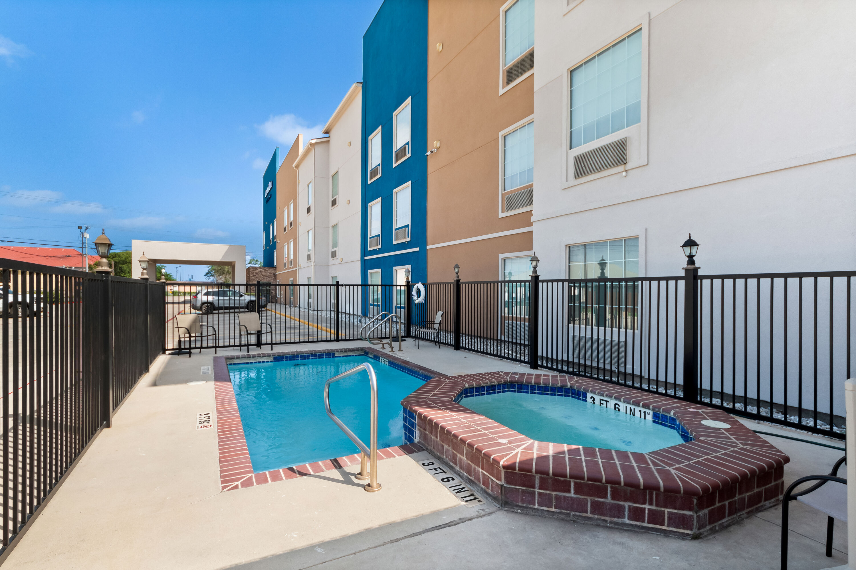 Hot tub at the AmericInn by Wyndham New Braunfels in New Braunfels, Texas